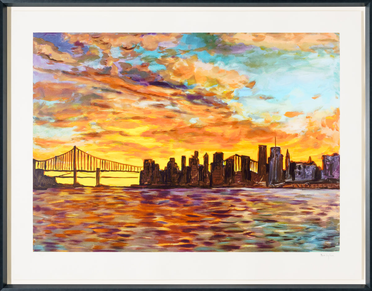 BDY SIL POR 1043F 4 SILK NEW YORK SKYLINE