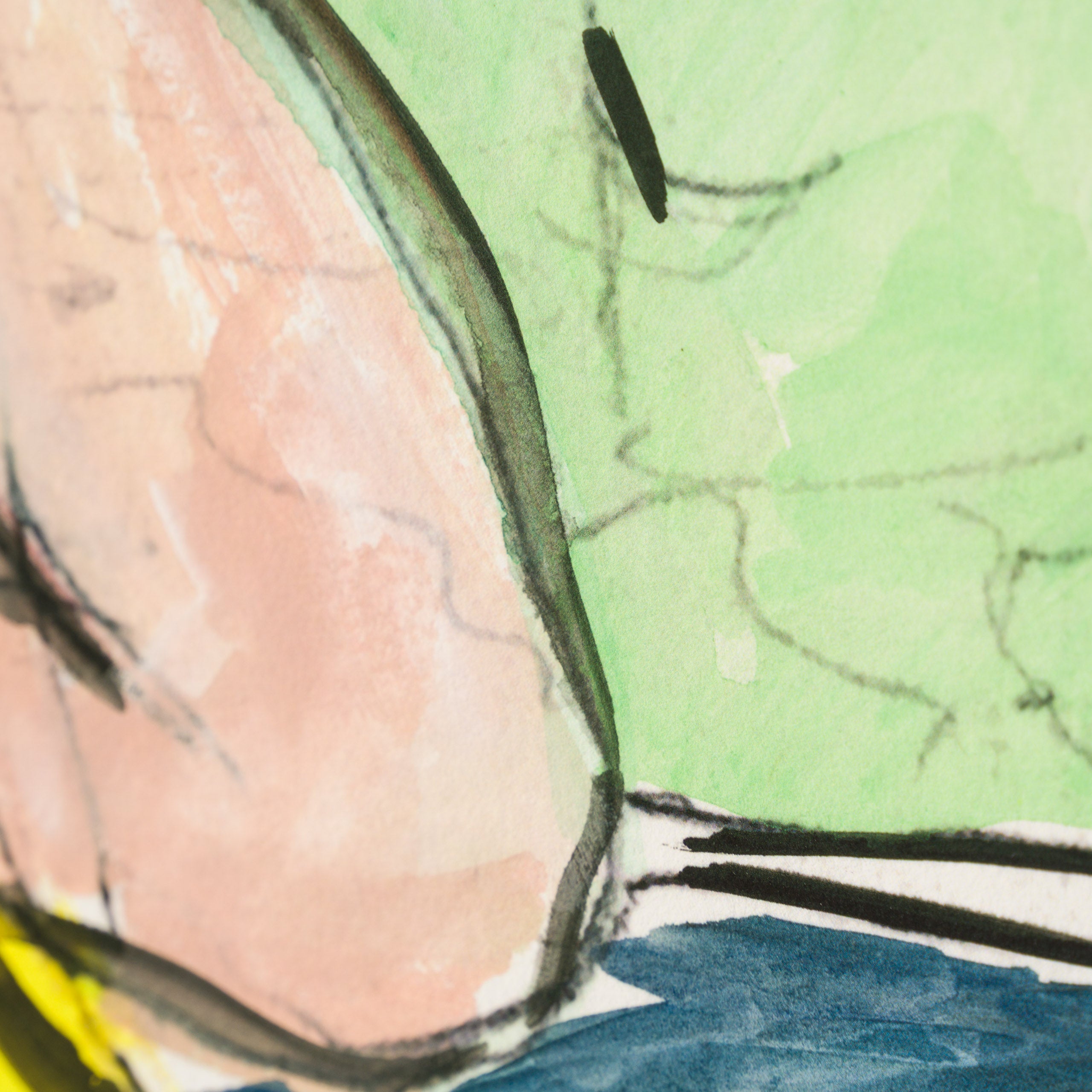 Woman in Red Lion Pub - Medium (2008)