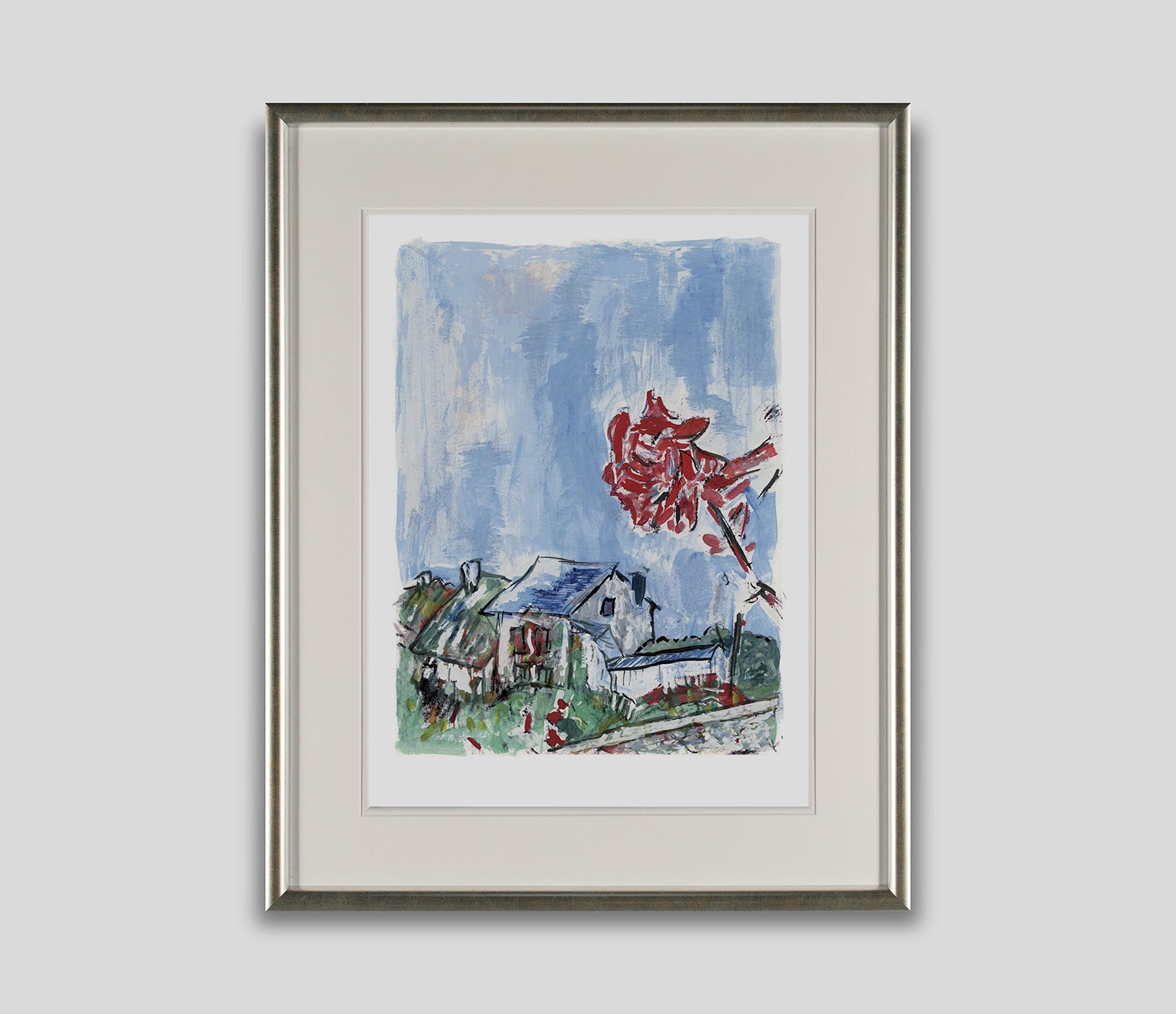 BDY Standard Drawn Blank Rose On A Hillside 01