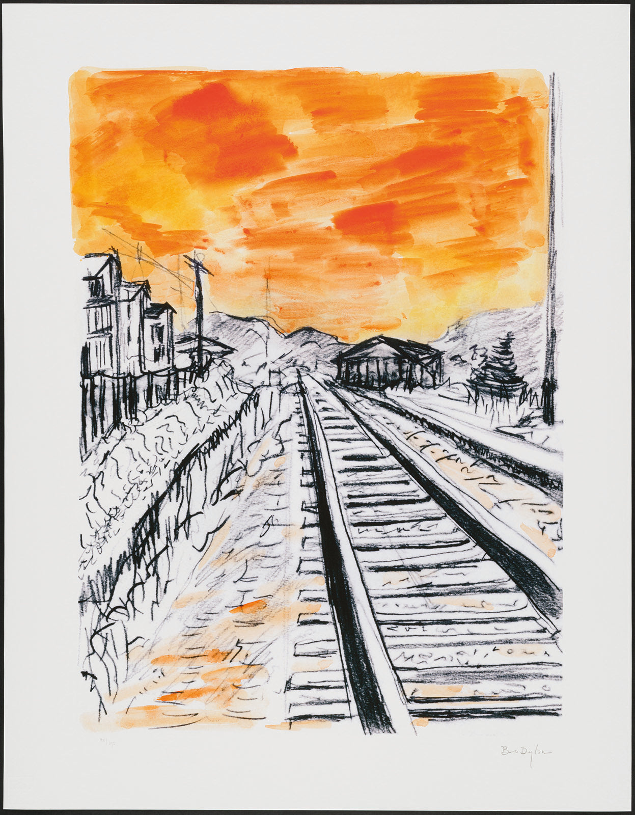 Train Tracks | Unframed Portfolio of Four Graphics (2020)