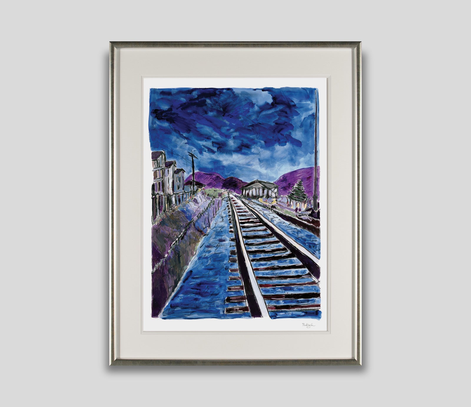 BDY Train Tracks Blue