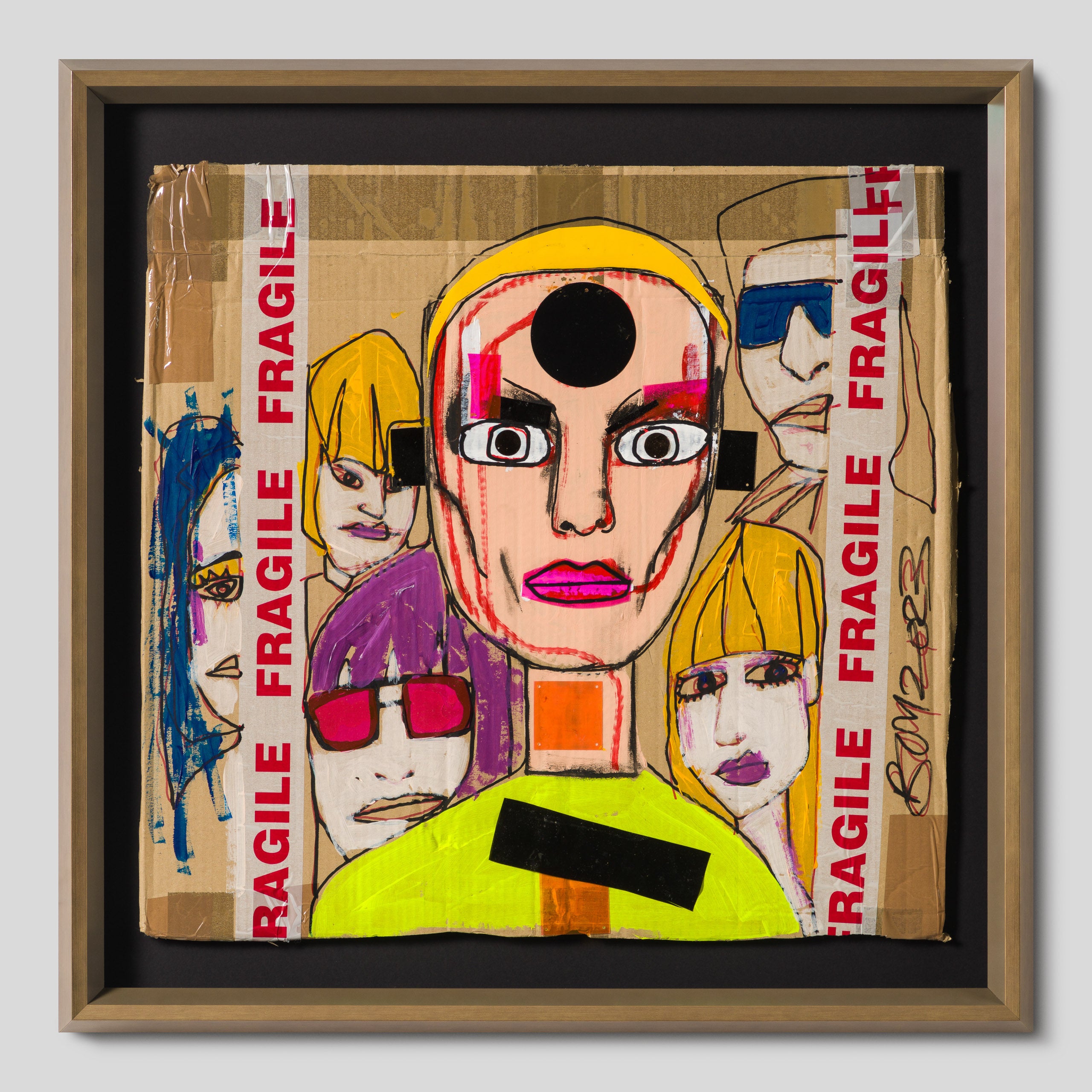 BGE ORI POR 34114 Untitled (Painting On Cardboard) 1
