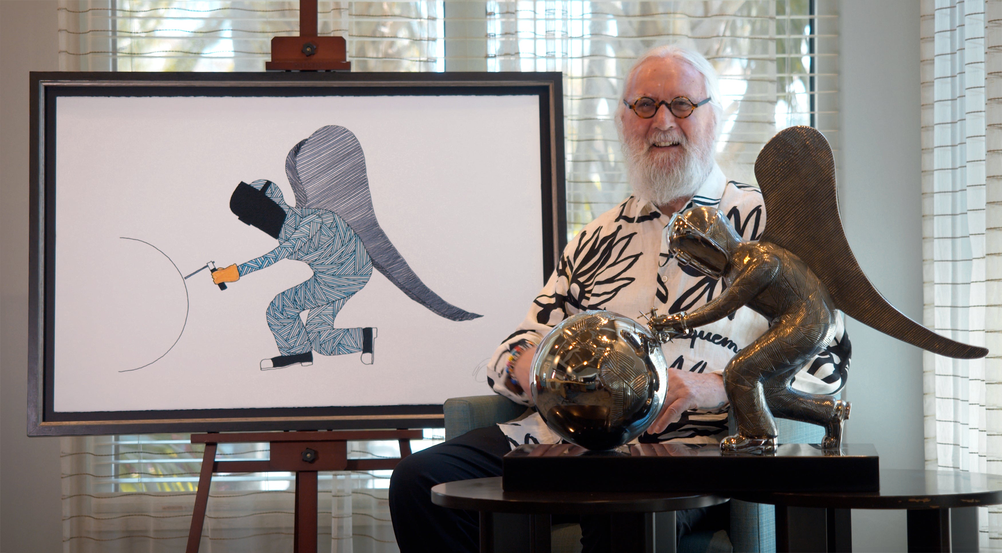 Product image 2 for billy-connolly-and-on-monday-god-made-the-world-print-sculpture-set