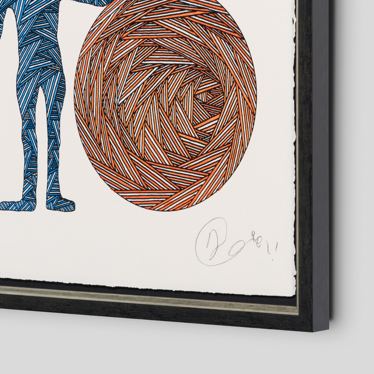 billy connolly signature hand signed helping mummy with twine