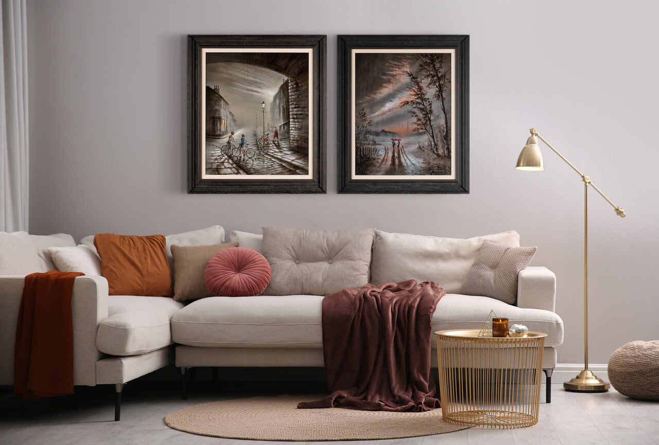 Bob Barker (L R) Love at First Sight (£695), Into the Rosy (£675) Hand varnished giclée on canvas