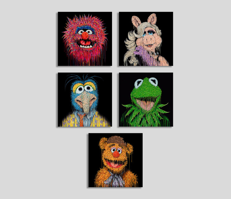 BOX MUPPETS SET OF 5