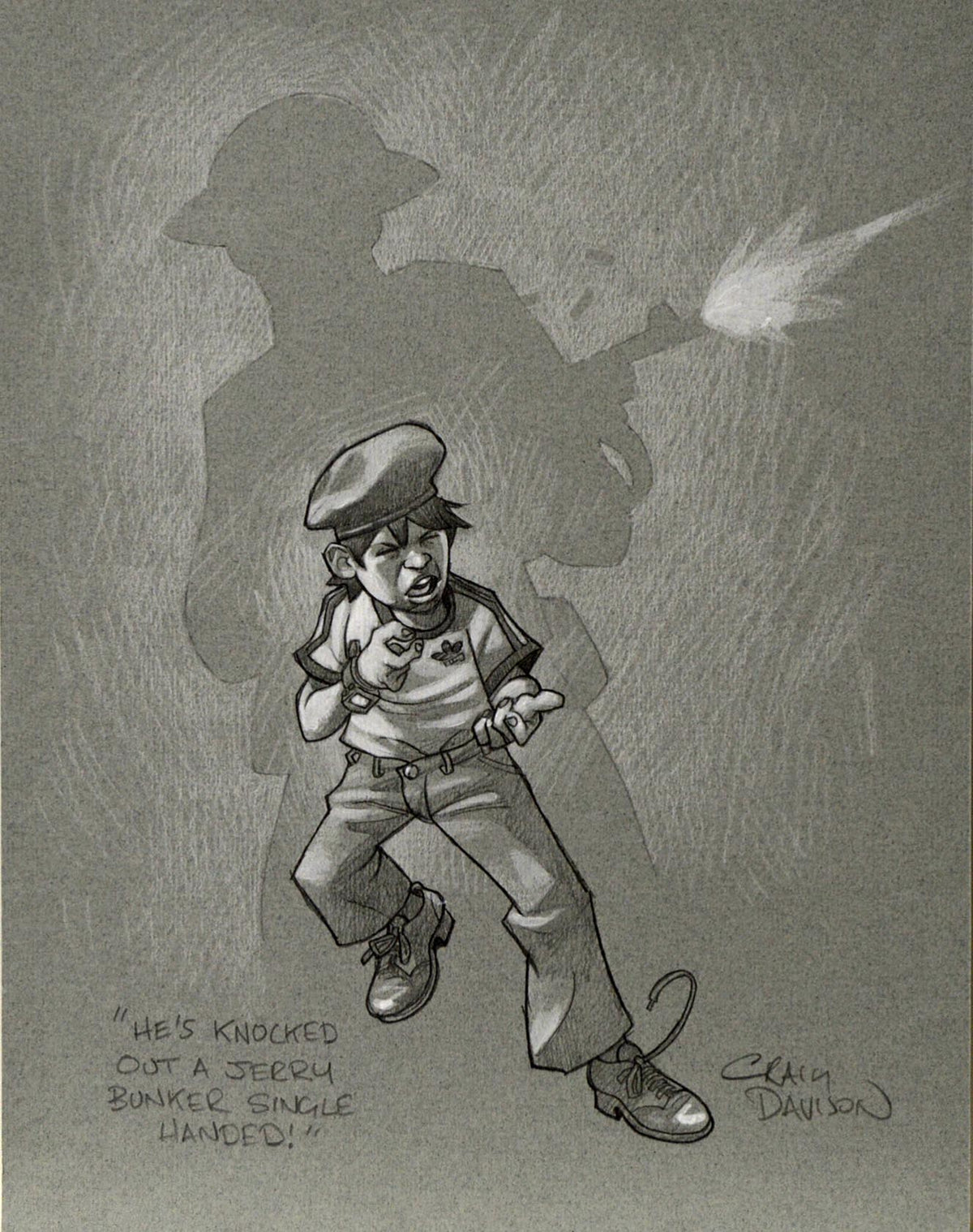 CDA He s Knocked Out A Jerry Bunker Single Handed