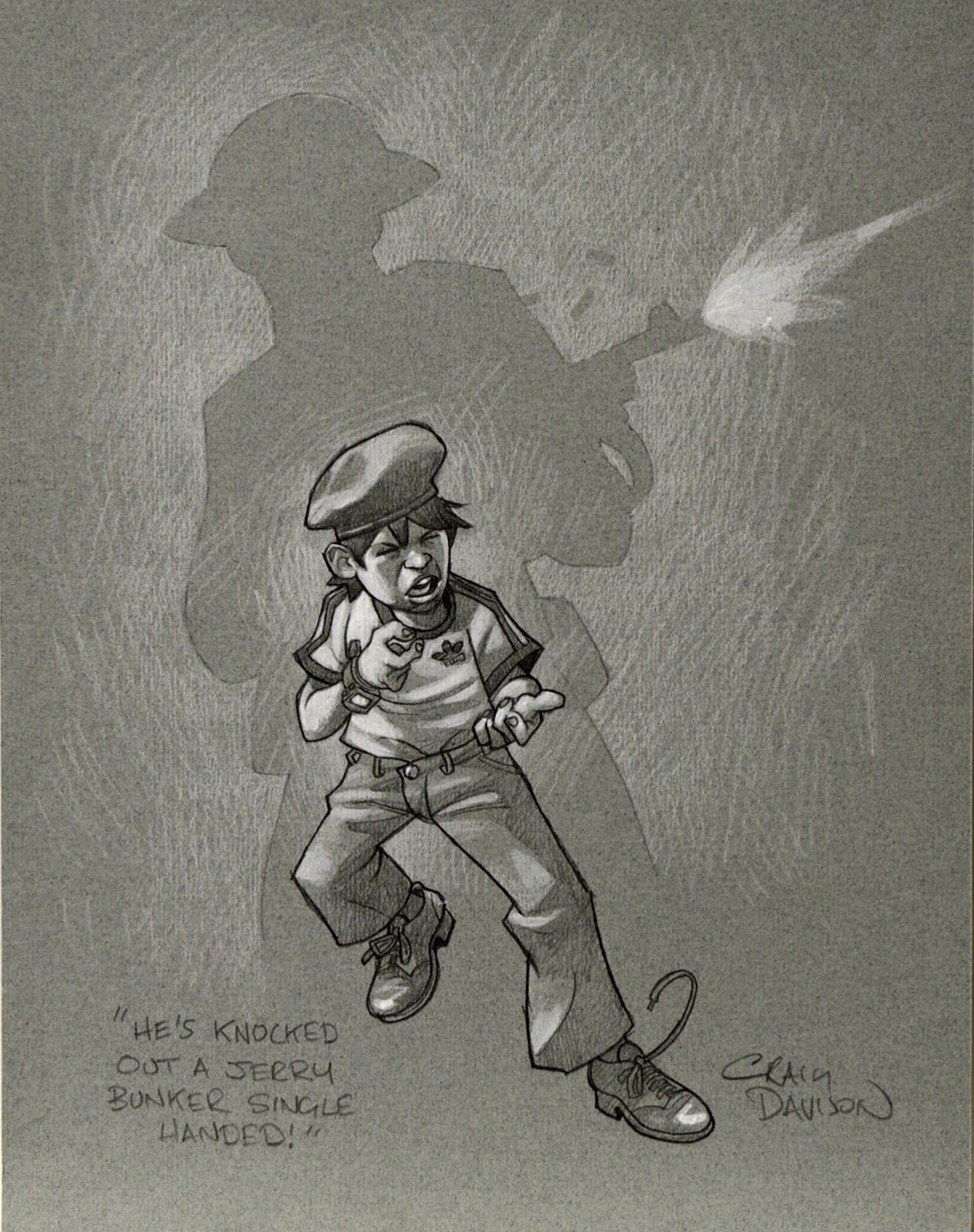 CDA He s Knocked Out A Jerry Bunker Single Handed