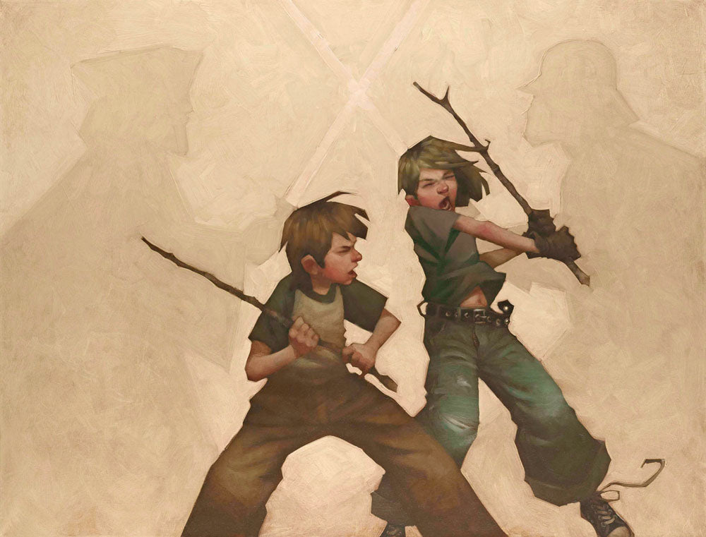 Wooossh!, Jhoooom! Canvas on Board Edition