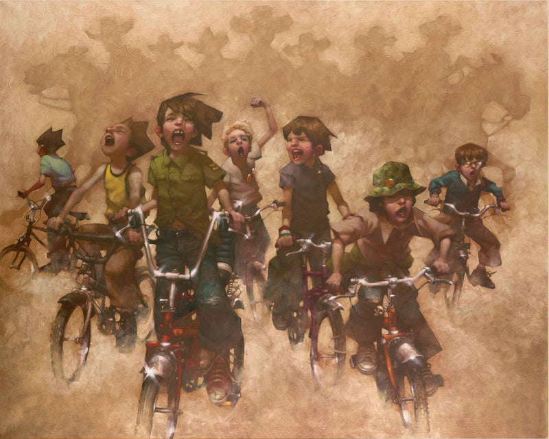 Yeehah! The Return of The Magnificent Seven - Canvas on Board Edition