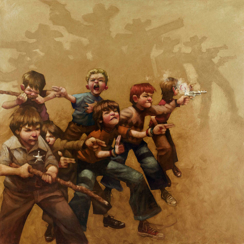 Guns of the Magnificent Seven - Canvas on Board Edition