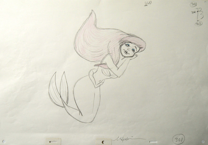 Disney ORI Little Mermaid 32 x 43 cm s (10)