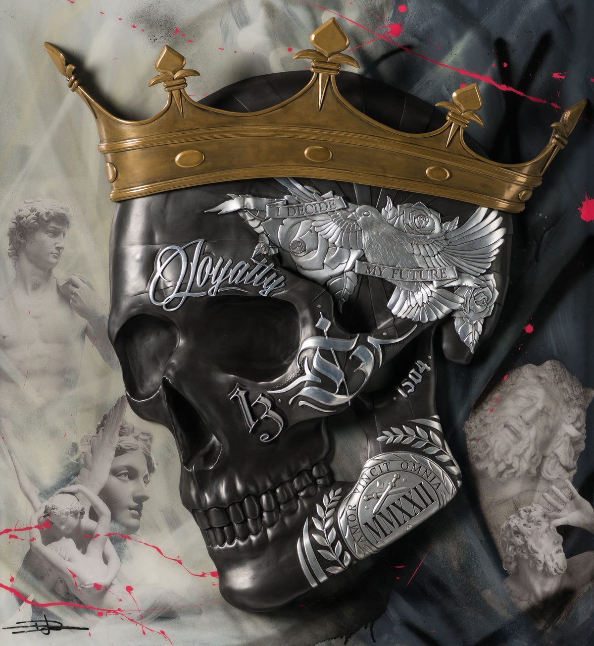 DLN ORI POR 29894 Heavy Is The Head That Wears The Crown (Iron Silver Leaf) 31