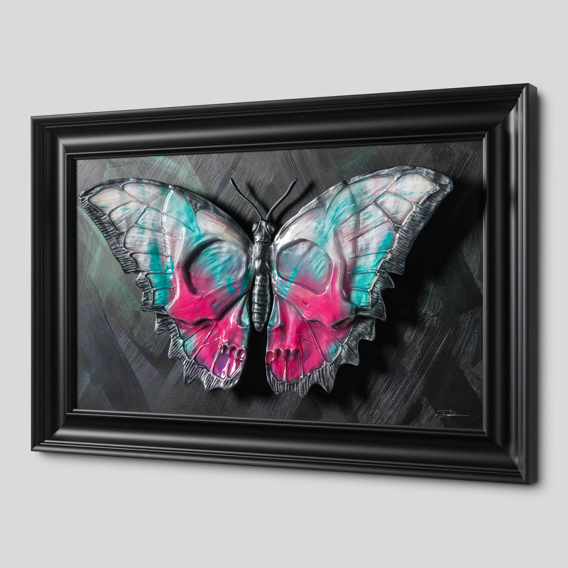 DLN ORI POR 31955 Skullfly (Pink And Teal Graffiti) 2