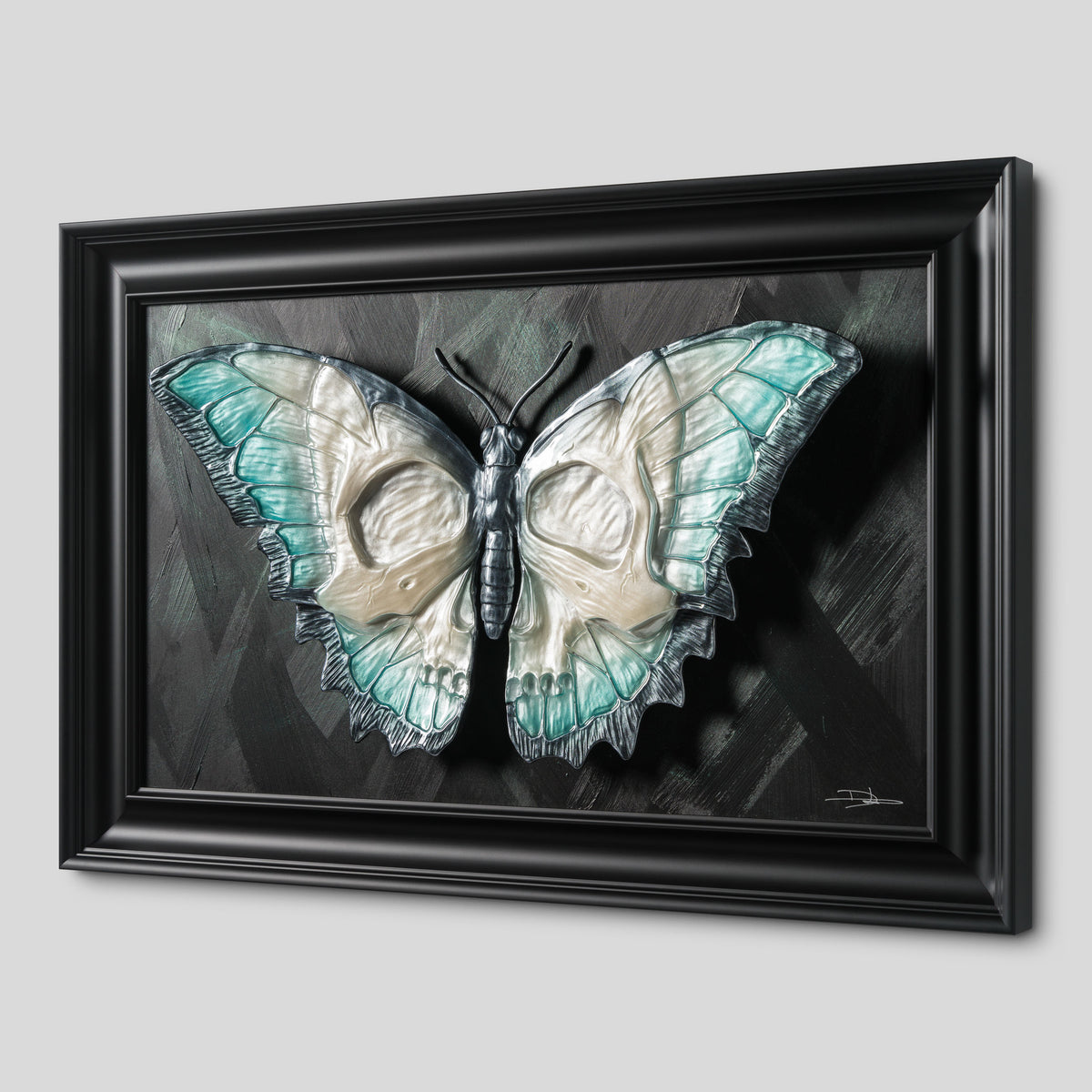 DLN ORI POR 31958 Skullyfly (Teal Pearl) 2