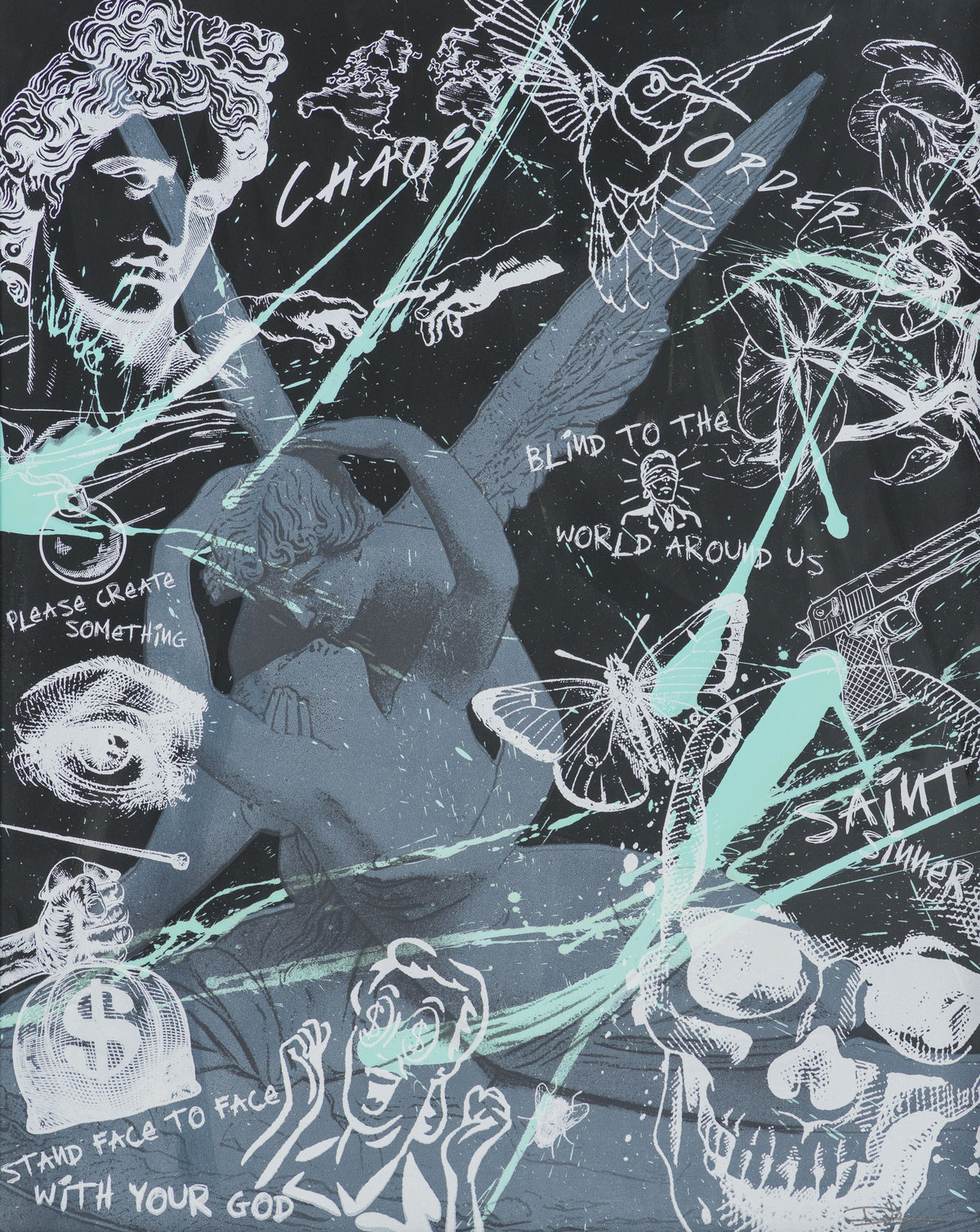 DLN ORI POR 33246 A Glimpse Of Bliss, A Taste Of Heaven (Black & Teal) 31