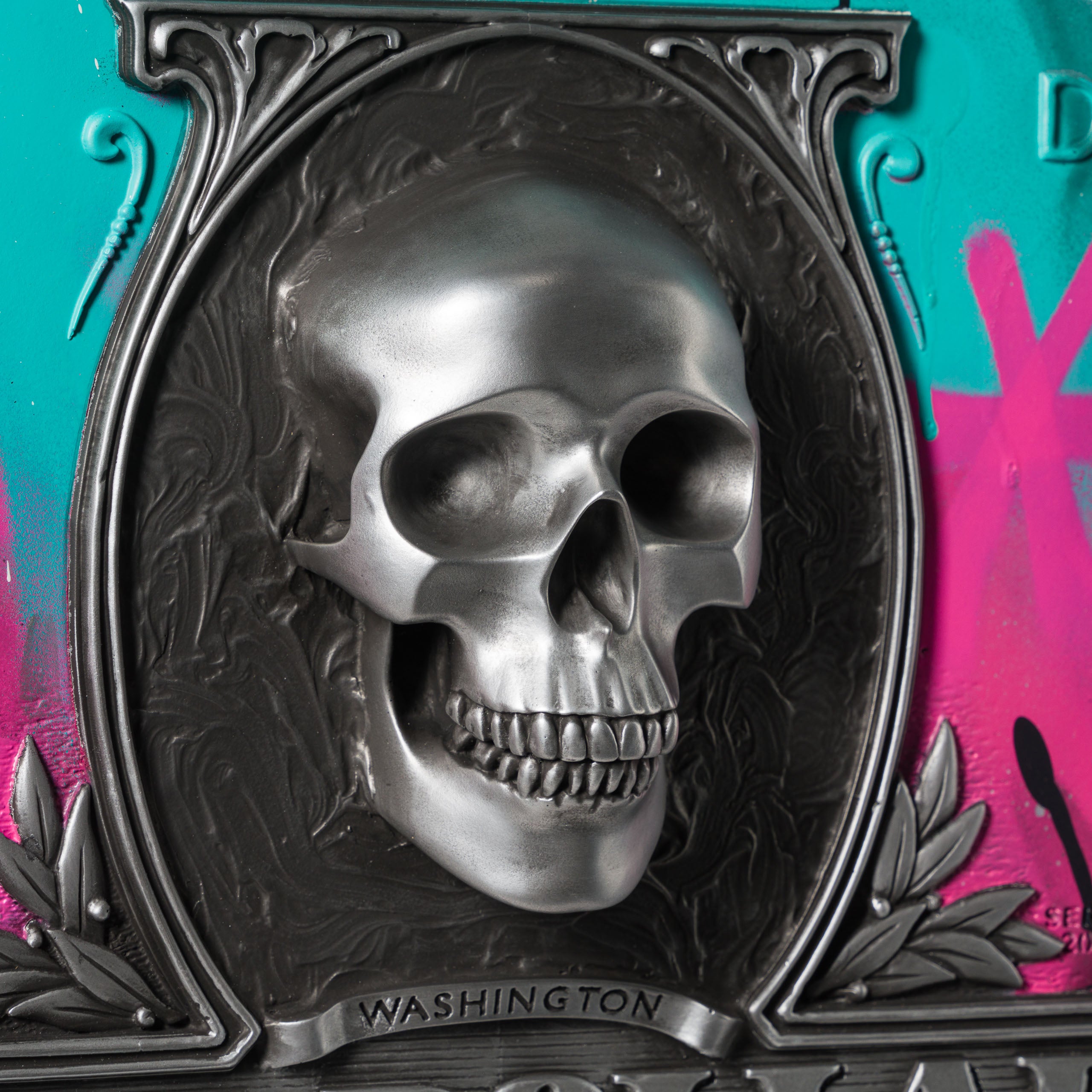 DLN ORI POR 33657 Use With Caution (Teal And Pink) 4