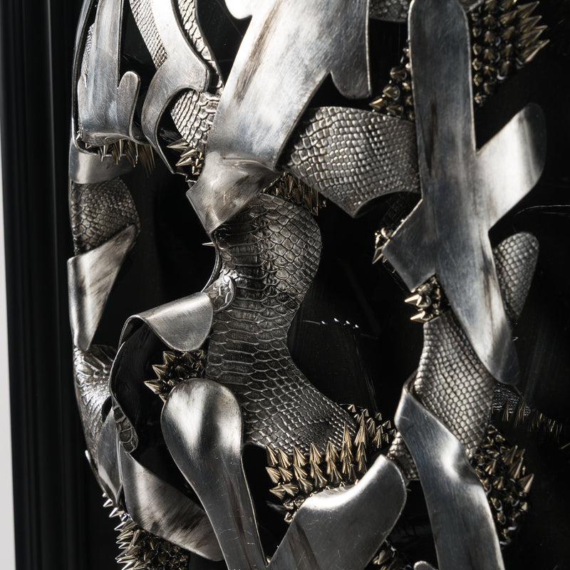 DLN ORI POR 36349 Look Into My Eyes (Silver Leaf & Studs) 4