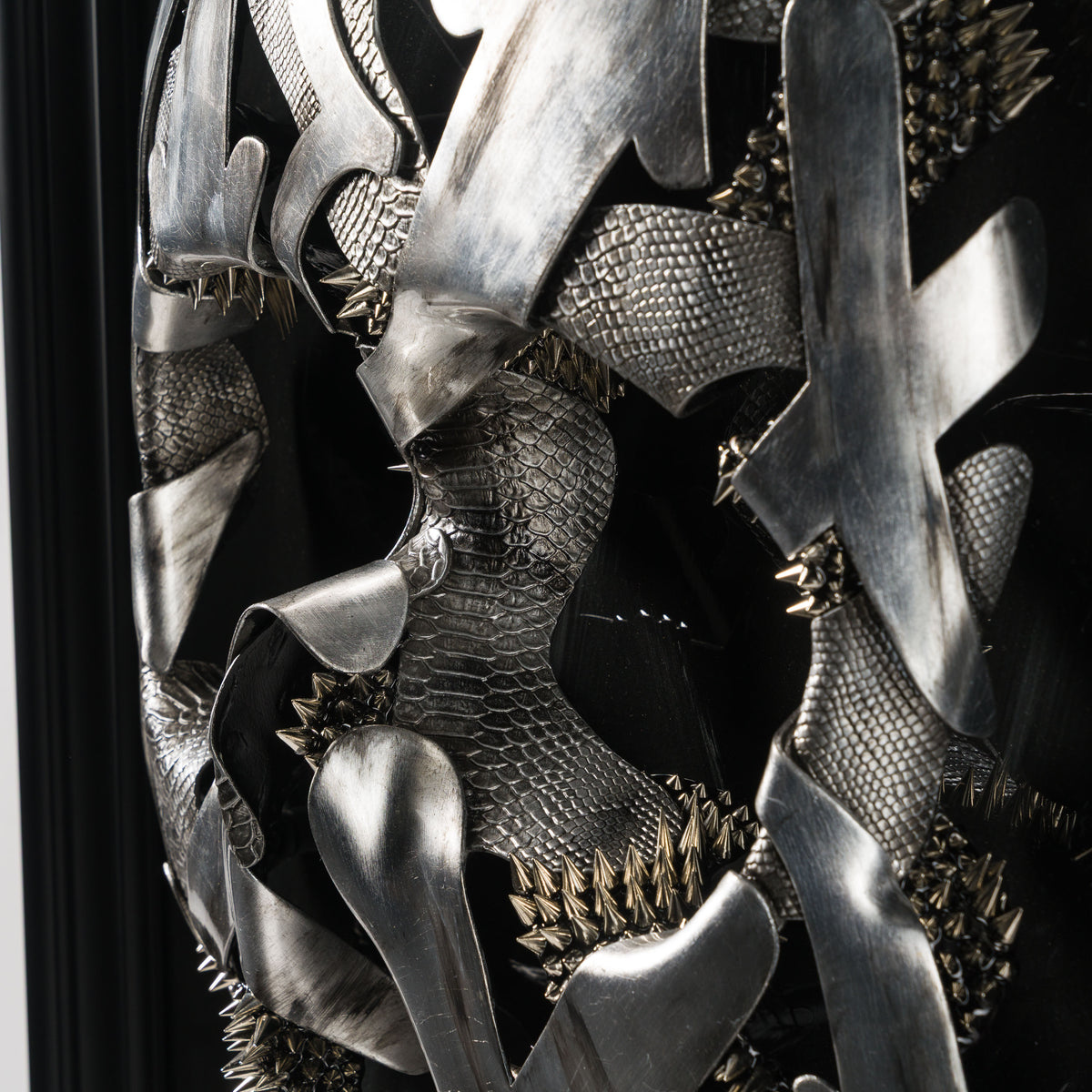 DLN ORI POR 36349 Look Into My Eyes (Silver Leaf & Studs) 4