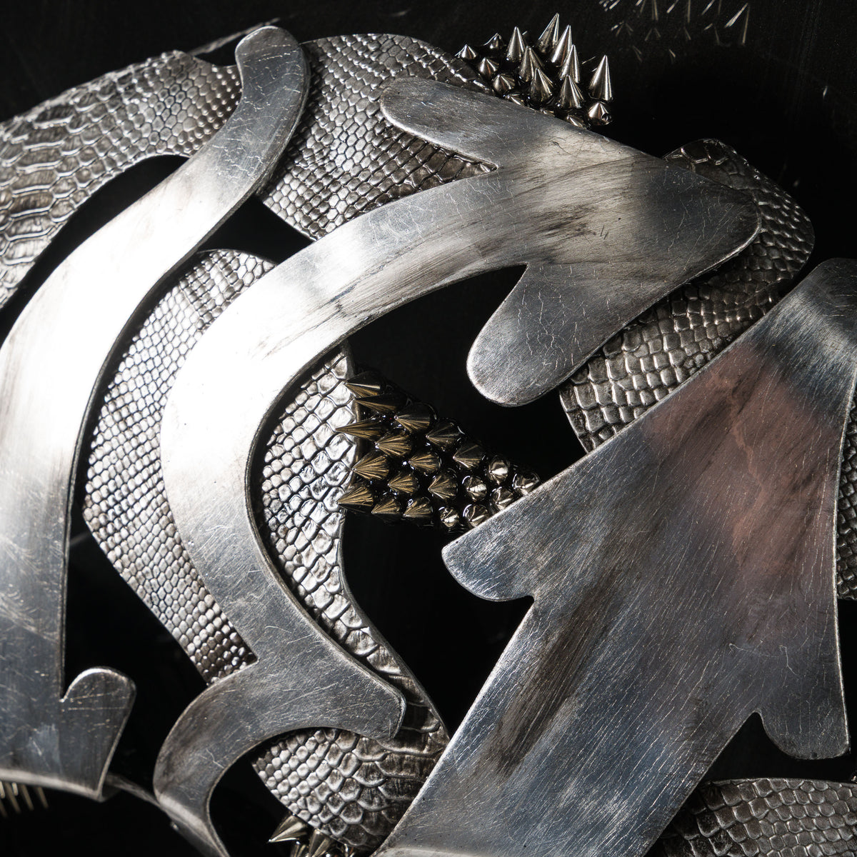 DLN ORI POR 36349 Look Into My Eyes (Silver Leaf & Studs) 5
