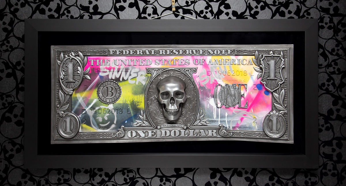 DLN ORI Use With Caution (Sinner And Saint) 40cm x 97cm