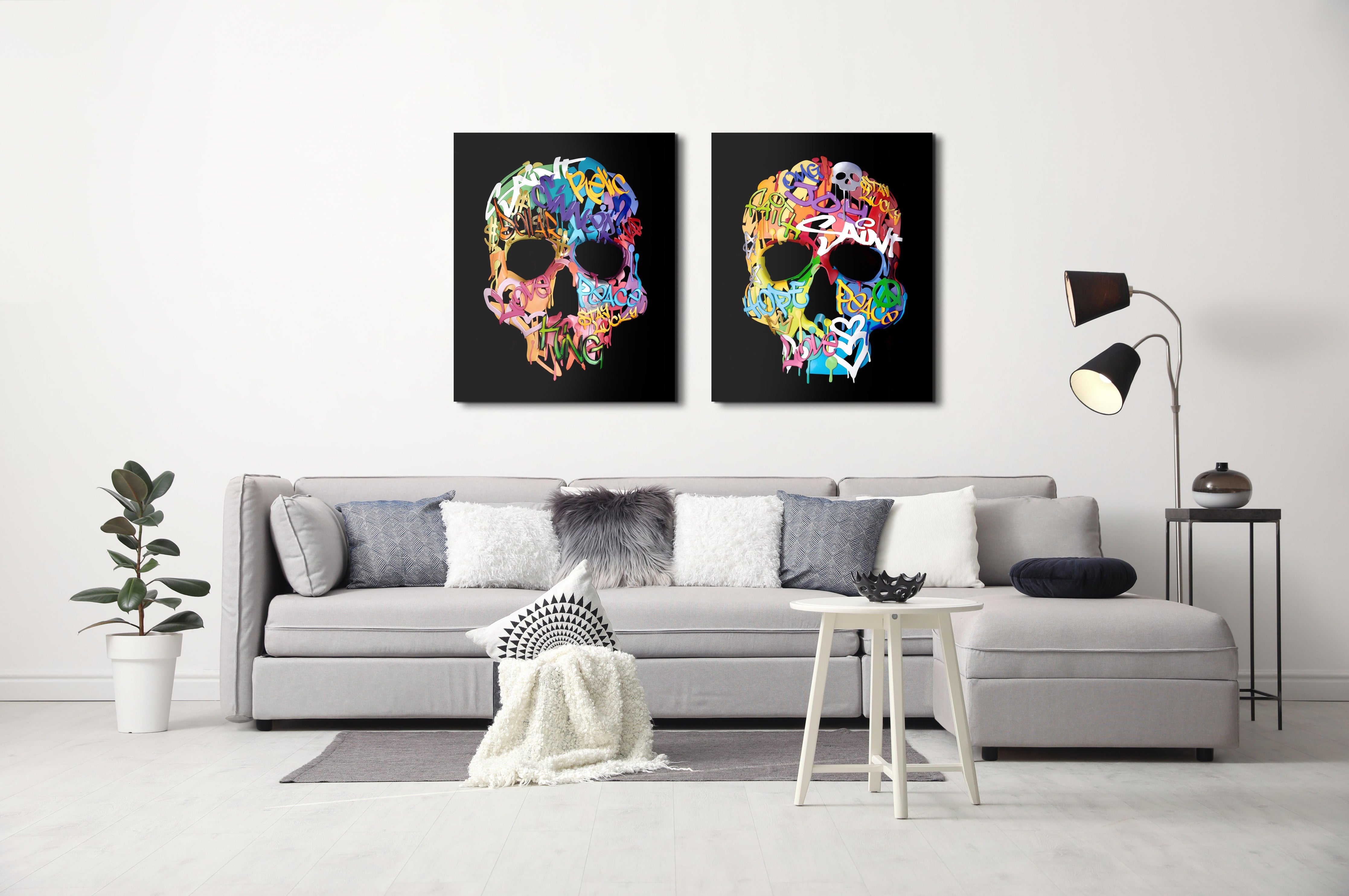 In The Empty Spaces | Framed Set of Two