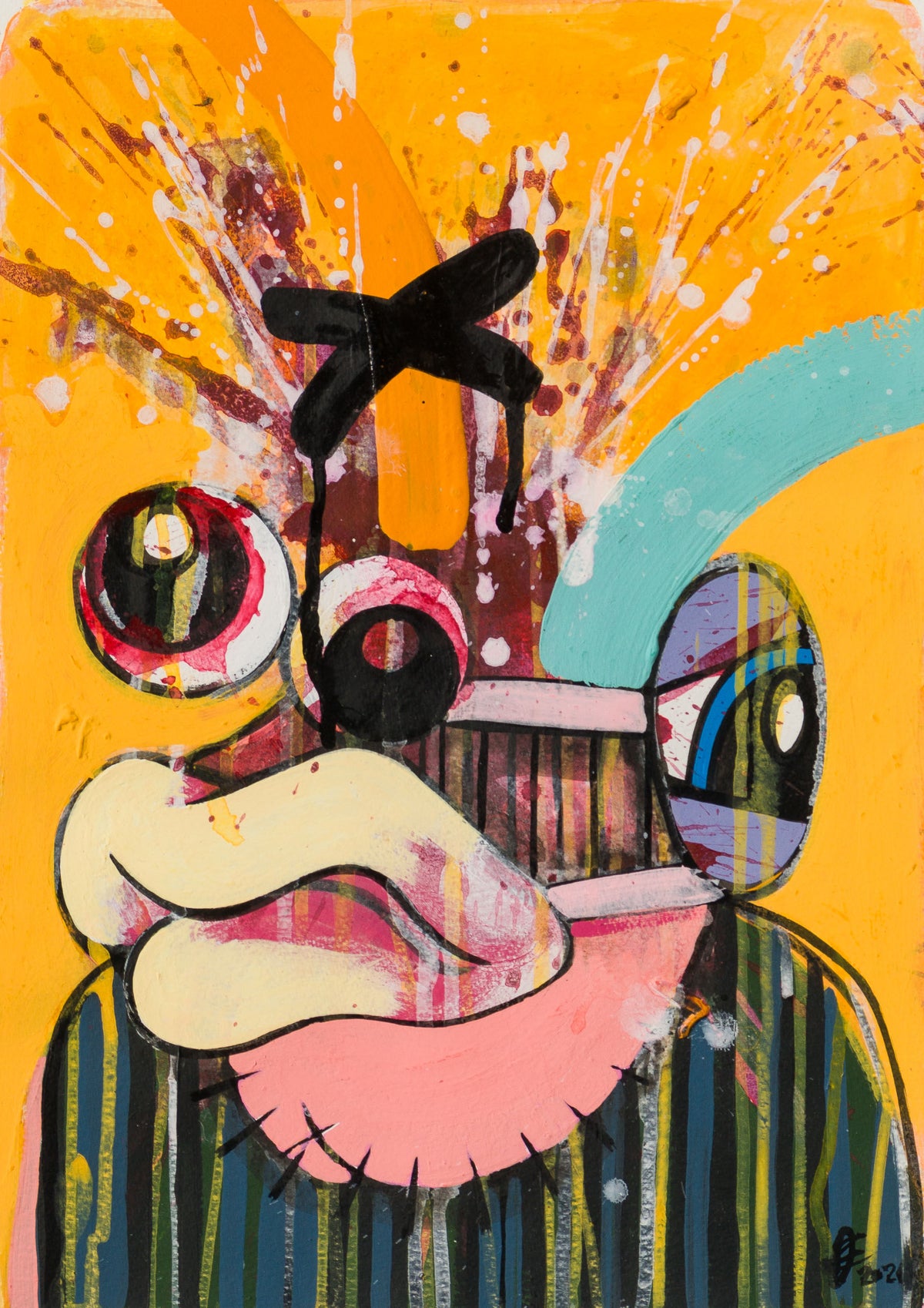 DMA ORI POR 33061 Exploding Head 20 (Orange Lips) 31