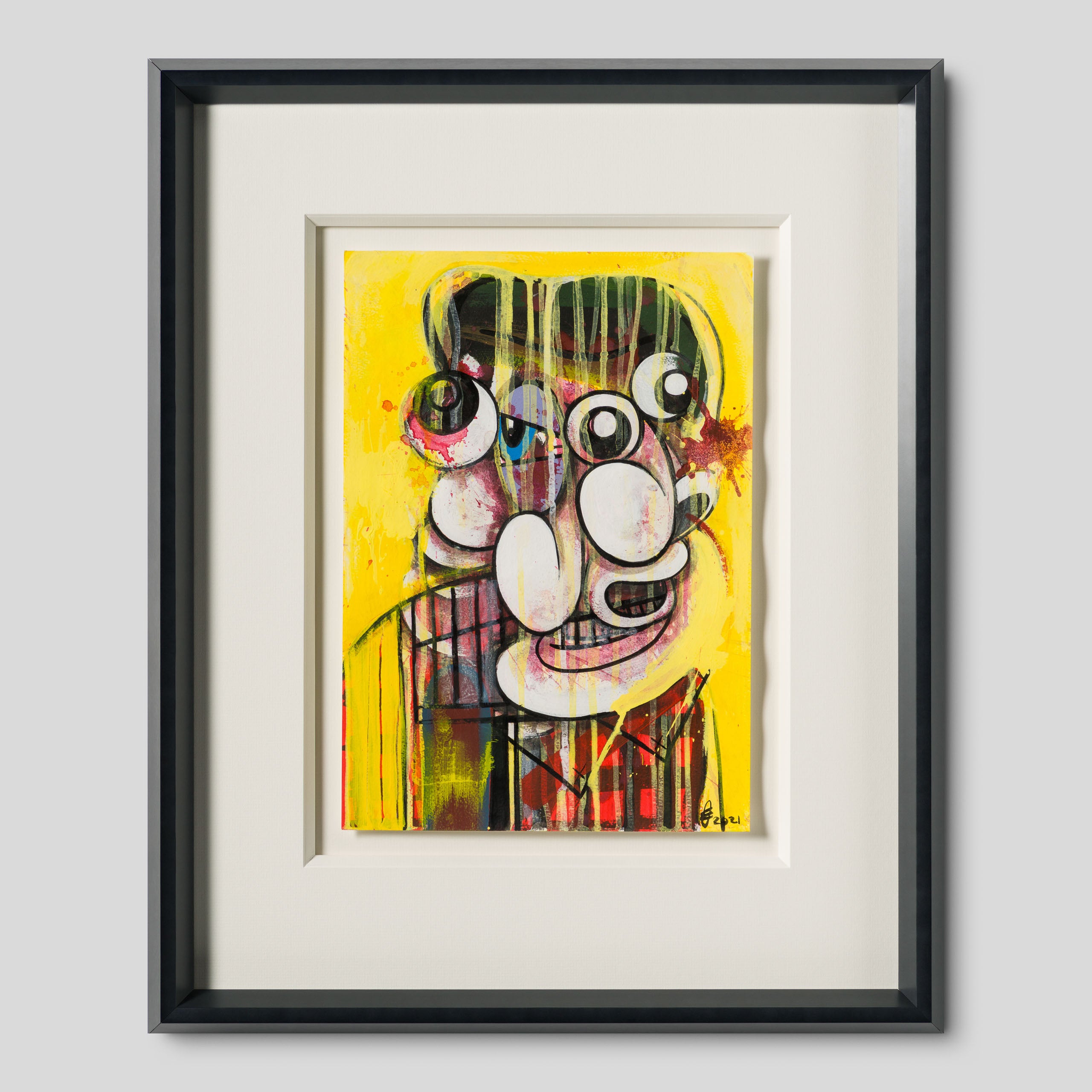 DMA ORI POR 33079 Study For A Portrait Of JK (Yellow) 1