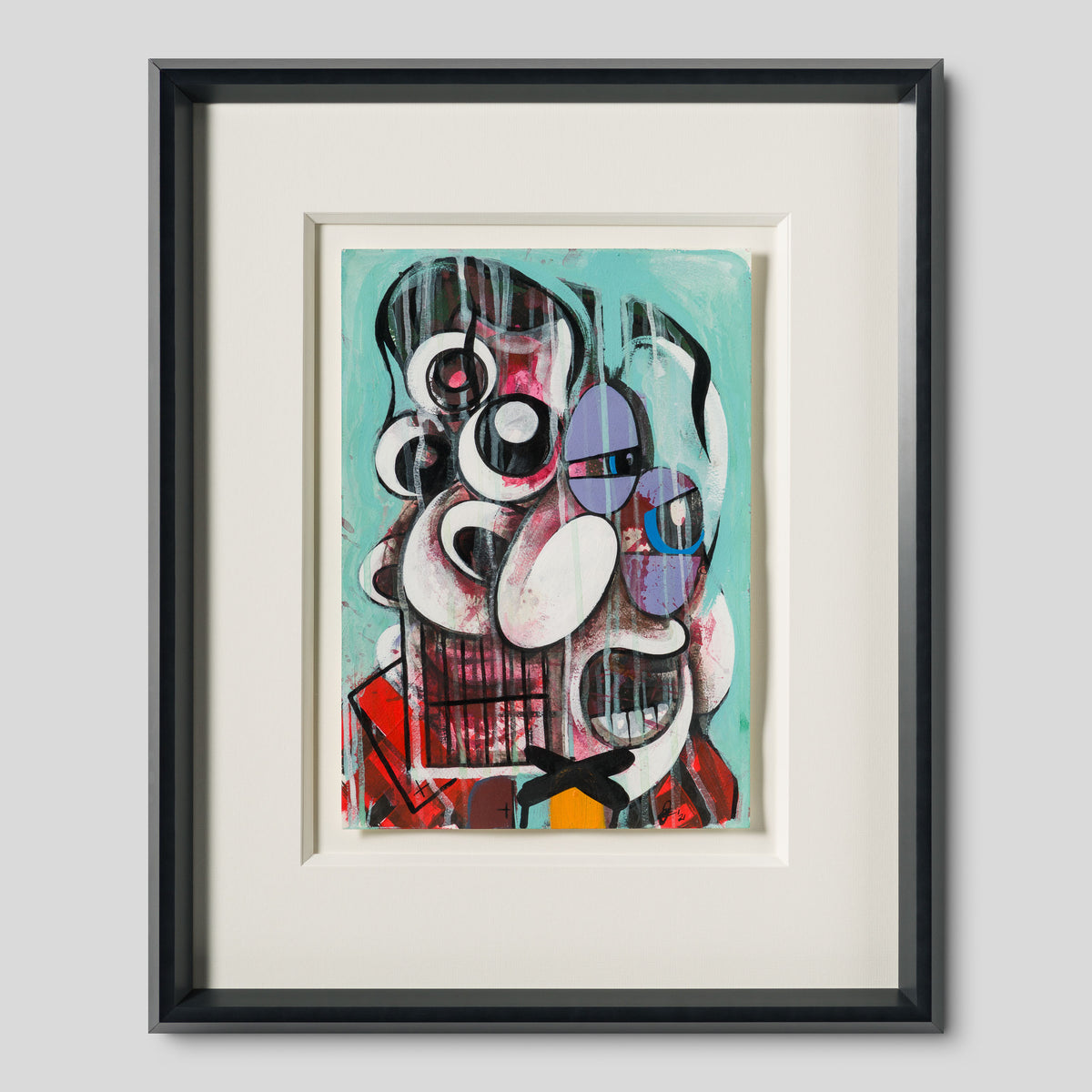 DMA ORI POR 33080 Study For A Portrait Of JK (Blue) 1