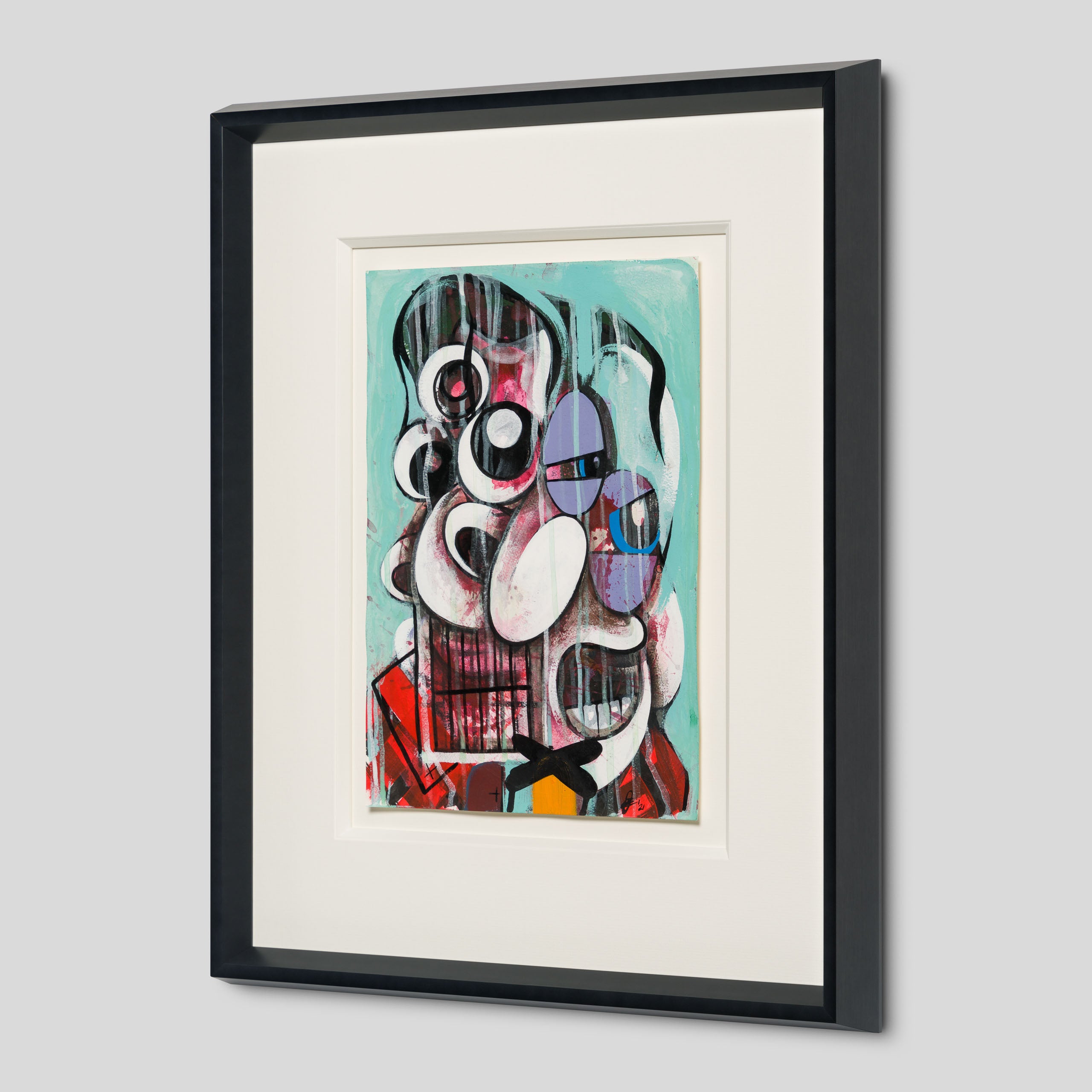 DMA ORI POR 33080 Study For A Portrait Of JK (Blue) 2