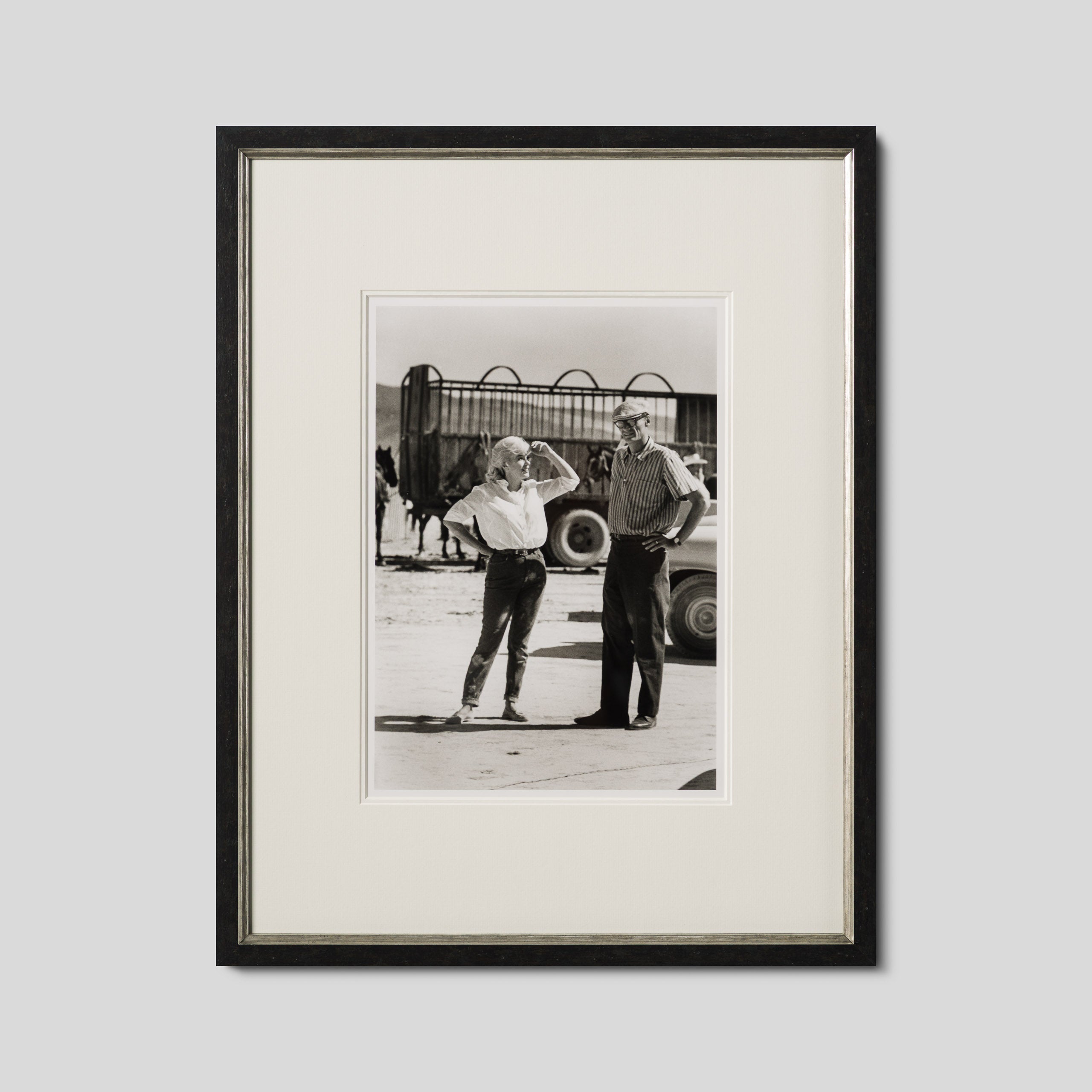 EAR WITH ARTHUR MILLER ON THE SET (3A) (SML) 1