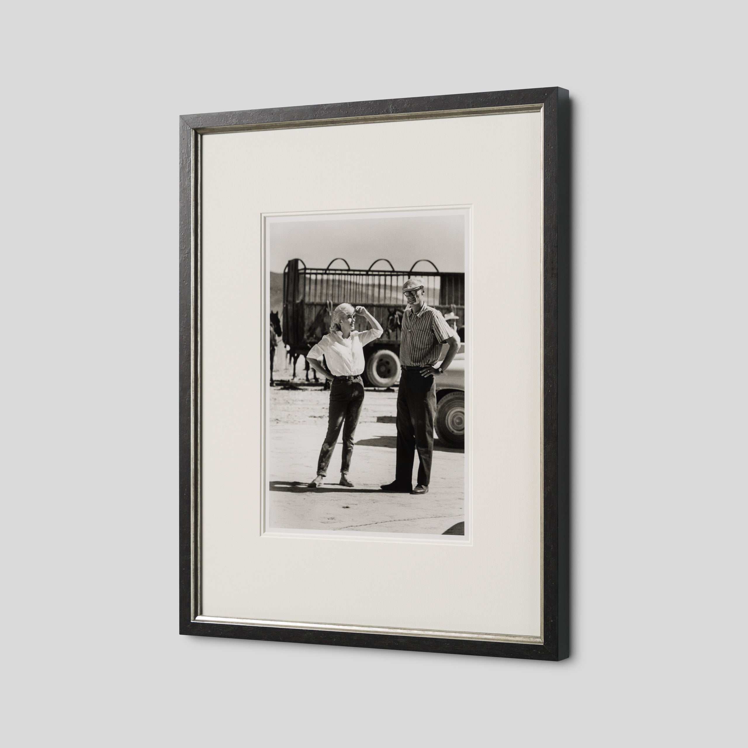 EAR WITH ARTHUR MILLER ON THE SET (3A) (SML) 2