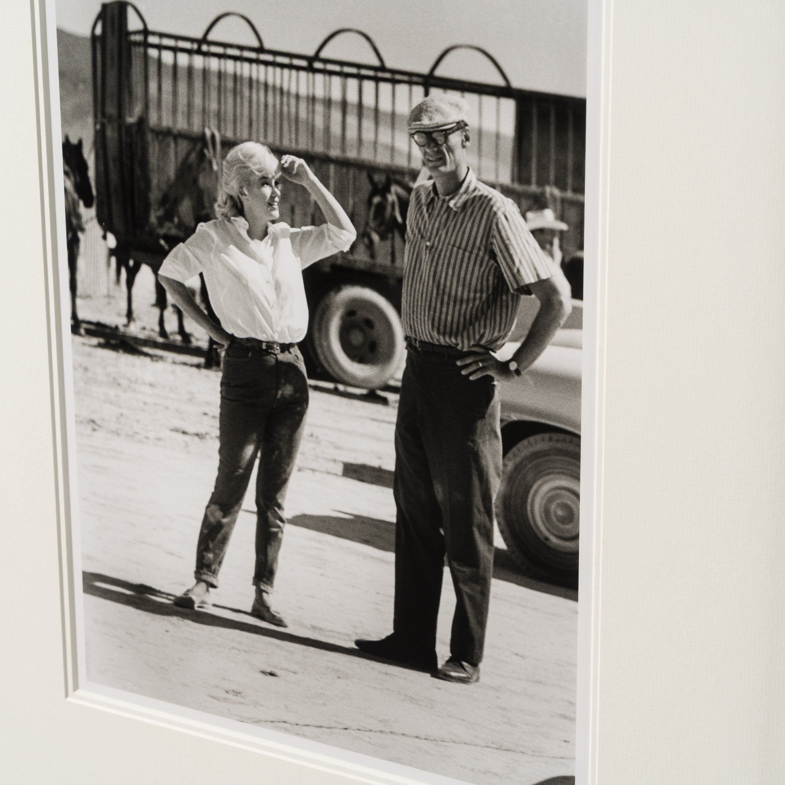 EAR WITH ARTHUR MILLER ON THE SET (3A) (SML) 3