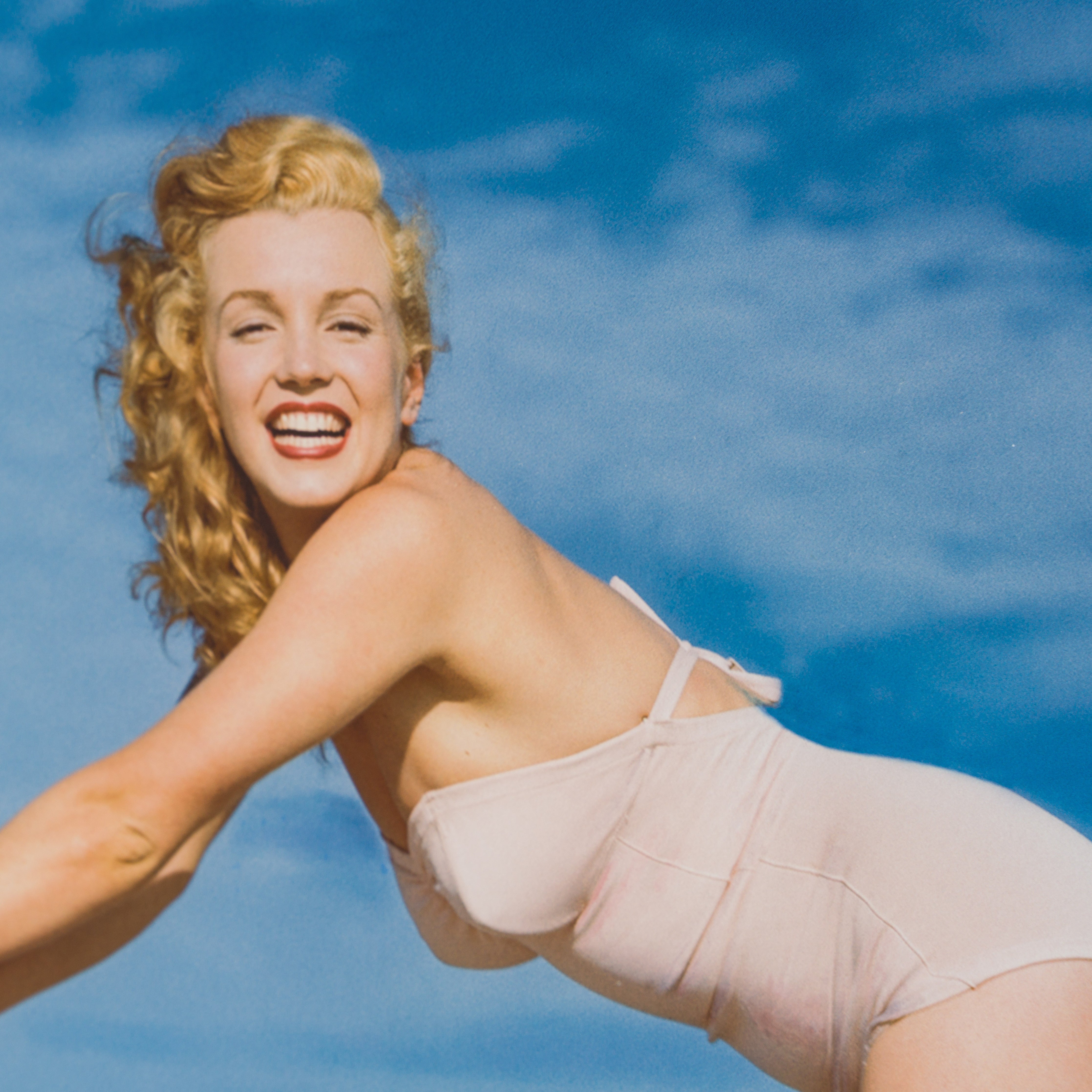 EWC SLE POR 98291 6 Polka Dot Umbrella, Tobay Beach, 1949