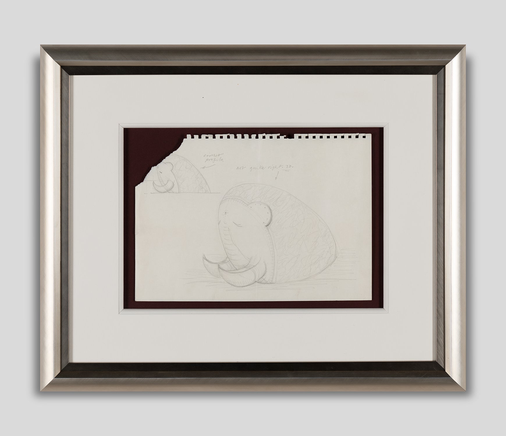 GNA ORI HUM 89306 1 Sculpture Study Rock II (SP06495)