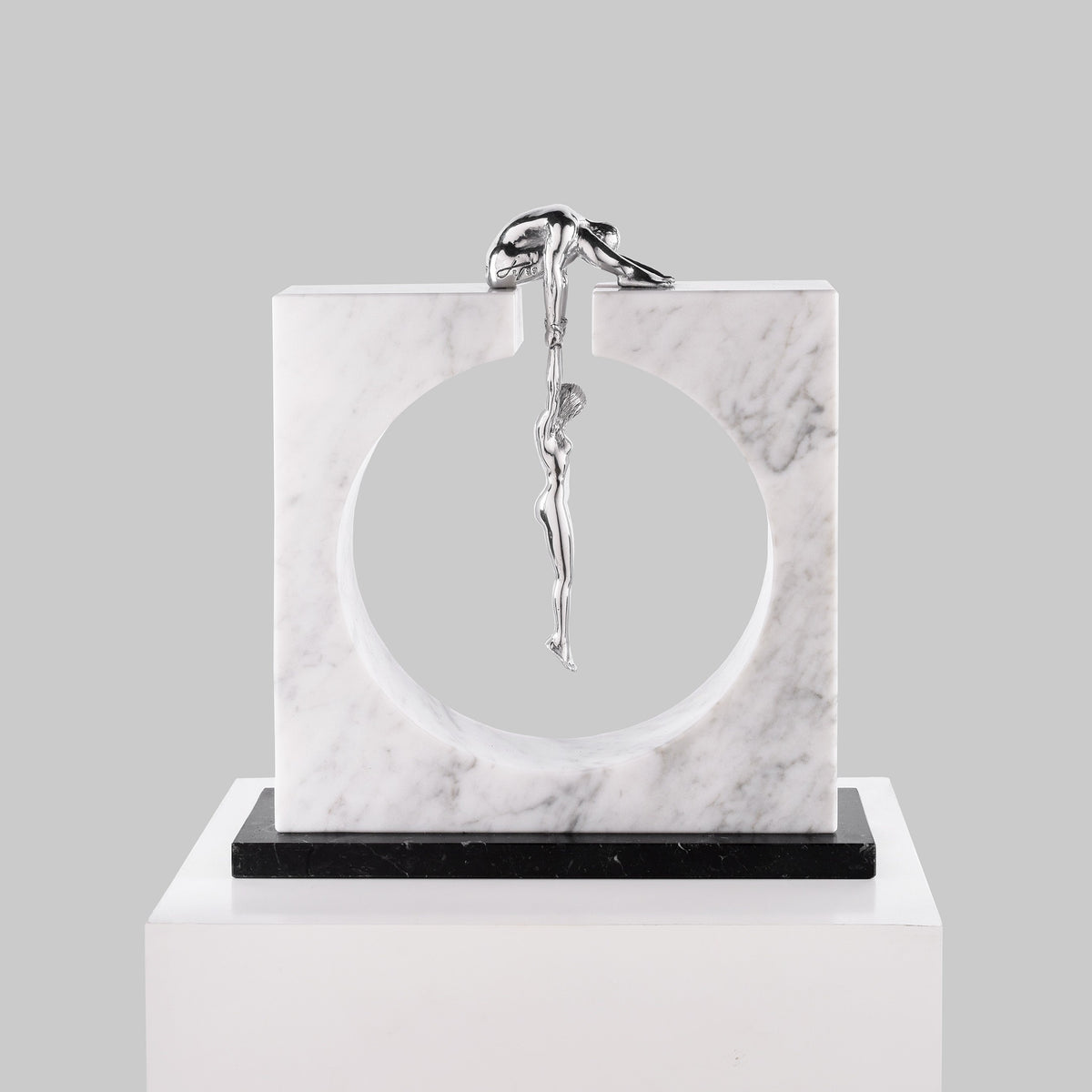 Gravity | Male | Carrara Marble and Aluminium
