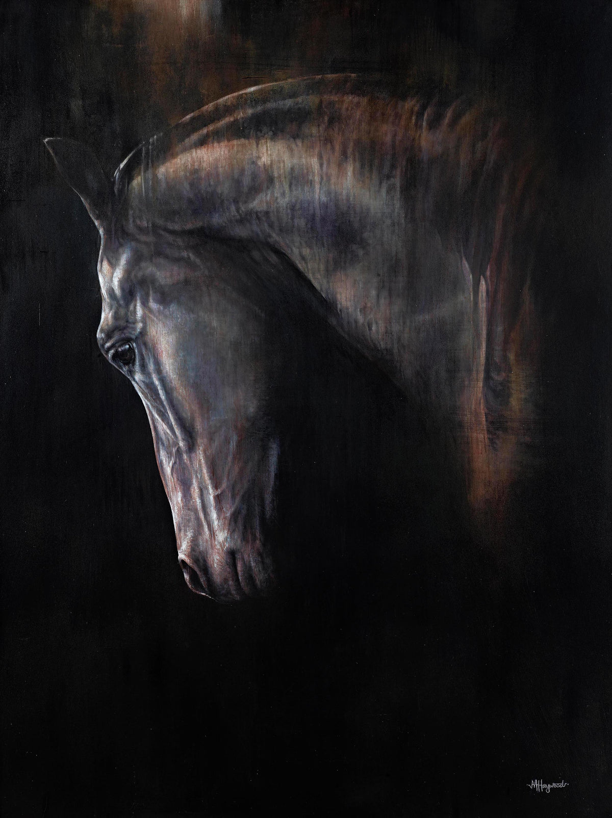 haywood horse 6 black gold