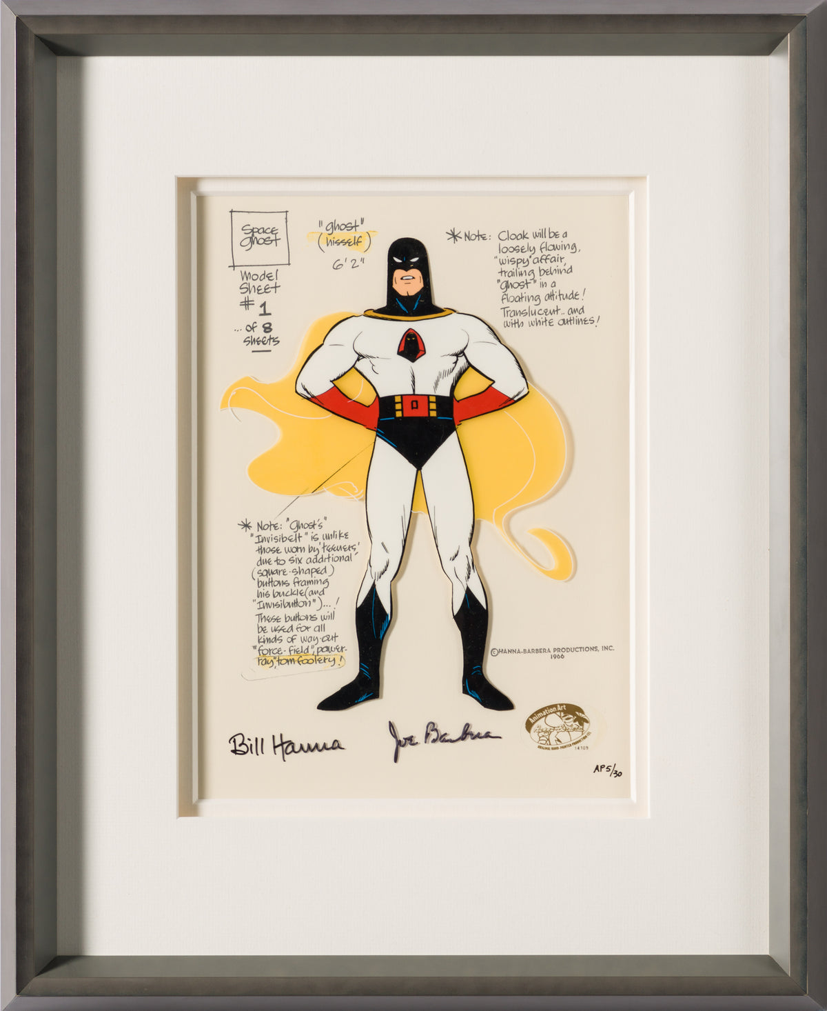 HBR SLE HUM 25026 4 Space Ghost Model Sheet