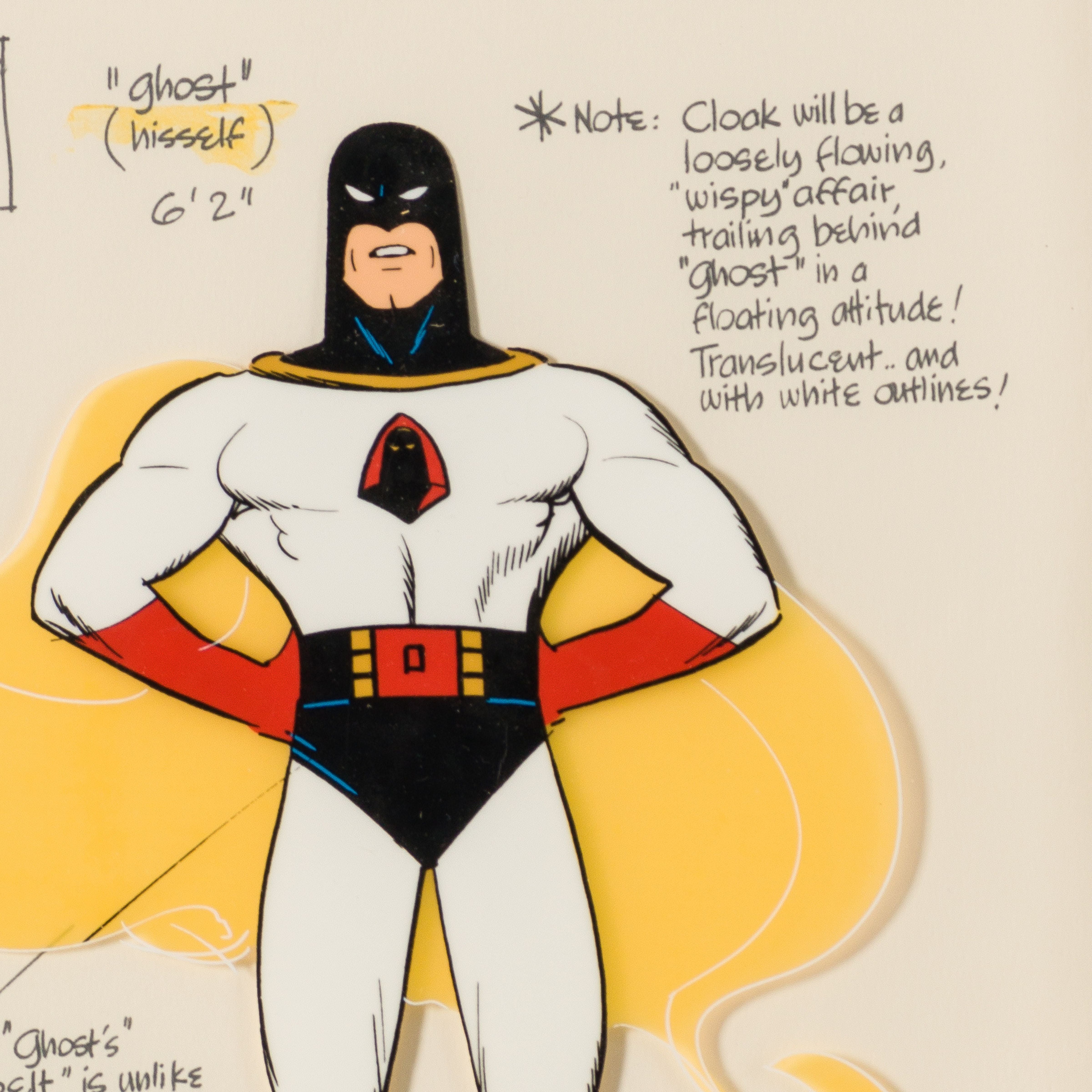 HBR SLE HUM 25026 Space Ghost Model Sheet close up