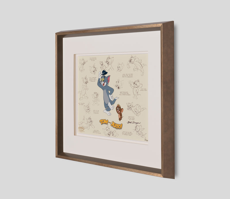 HBR SLE HUM 25029 3 Tom and Jerry Model Sheet grey