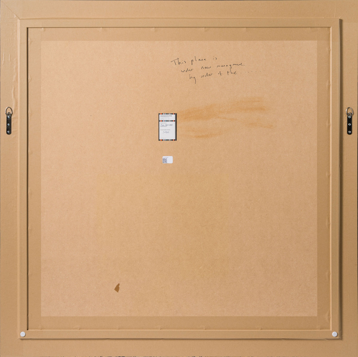 JJO ORI POR 29660 10 This Place is Under New Management By Order Of The