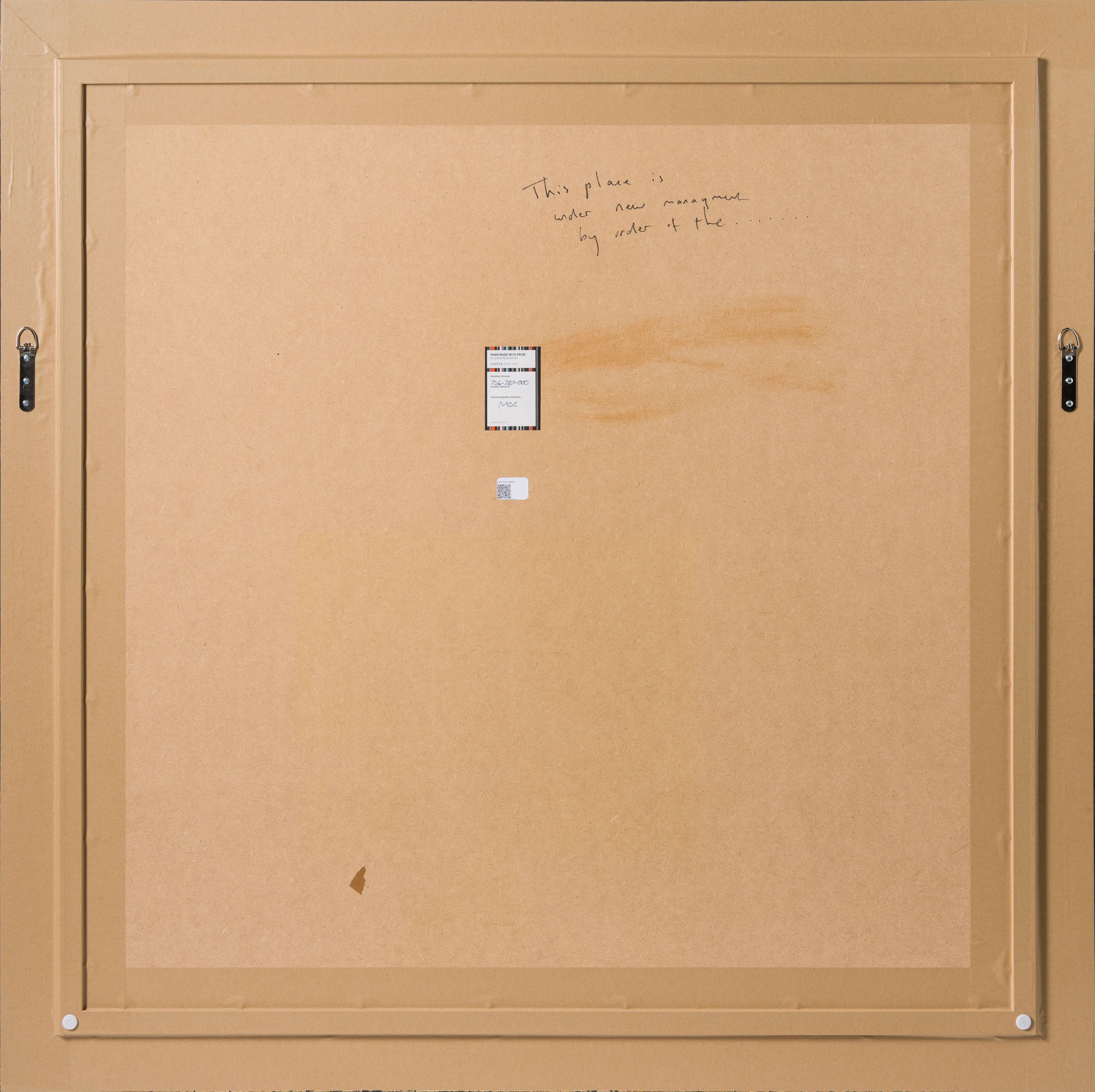 JJO ORI POR 29660 10 This Place is Under New Management By Order Of The