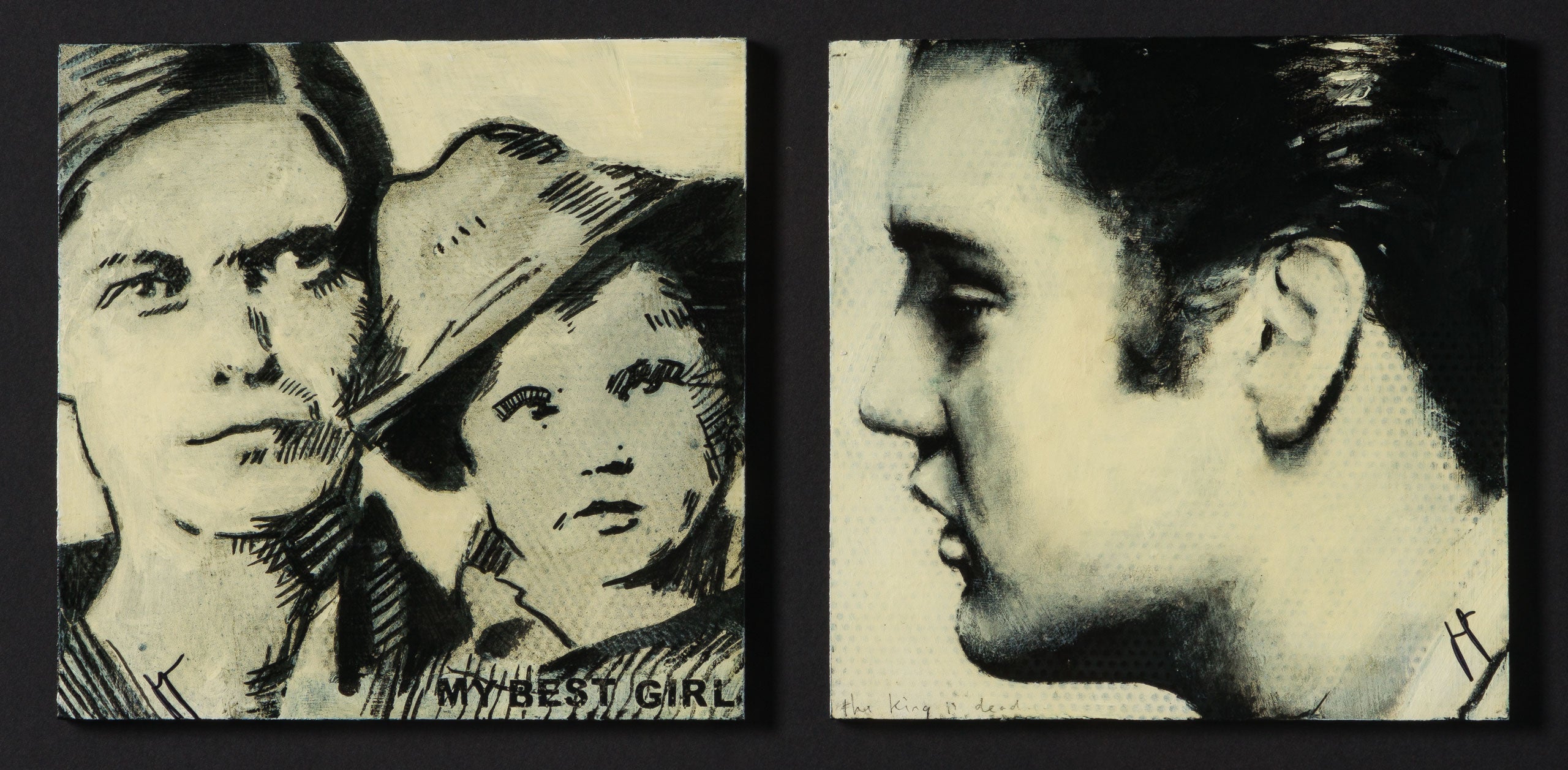 JJO ORI POR 31693 Elvis (Diptych) 31