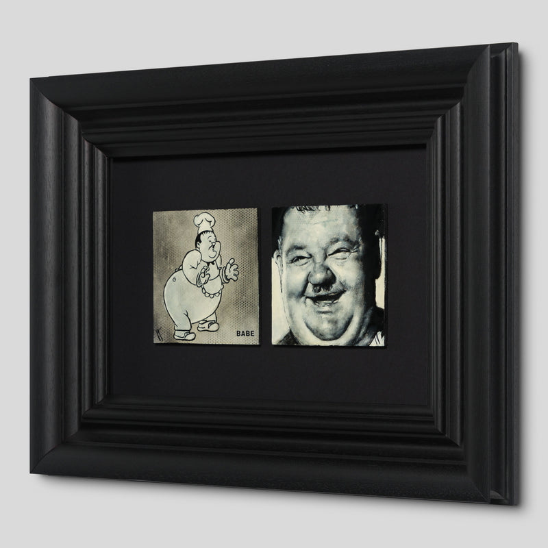JJO ORI POR 31817 Oliver Hardy (Diptych) 2