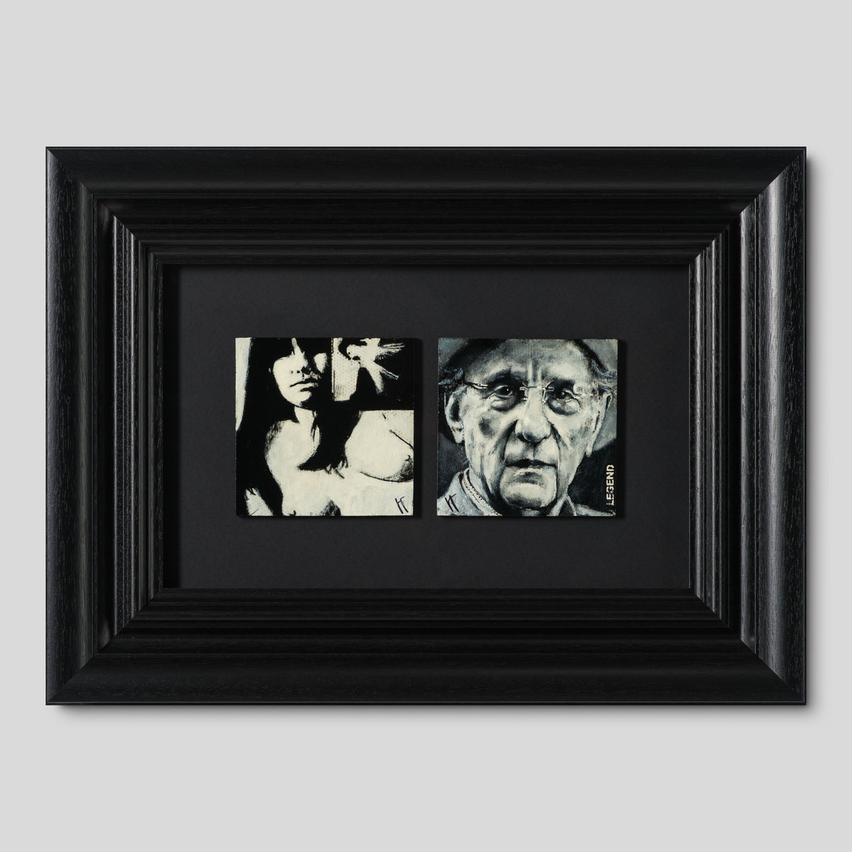 JJO ORI POR 32475 After James F Gill Legend James F Gill Diptych 1