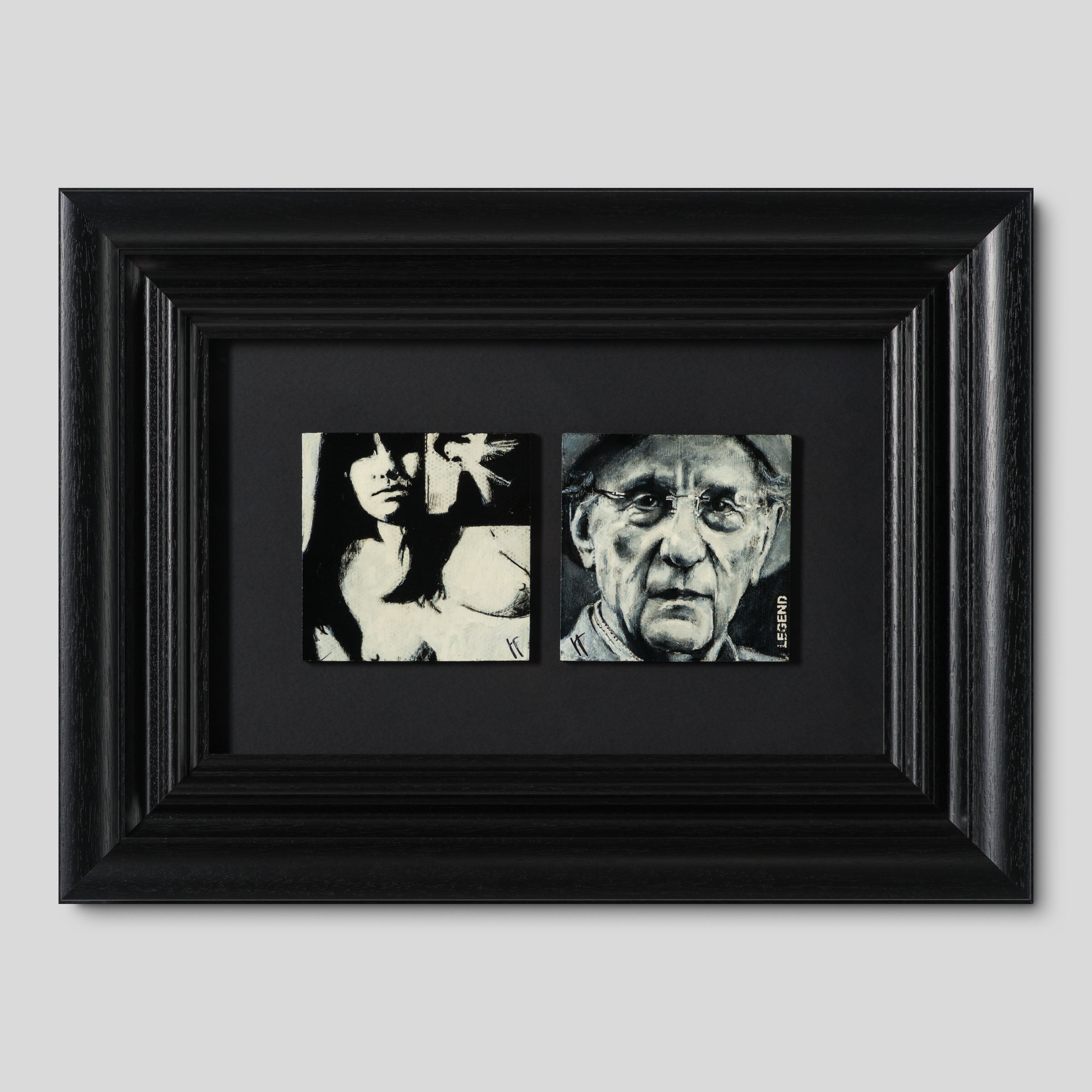 JJO ORI POR 32475 After James F Gill Legend James F Gill Diptych 1