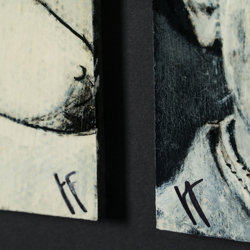 JJO ORI POR 32475 After James F Gill Legend James F Gill Diptych 5