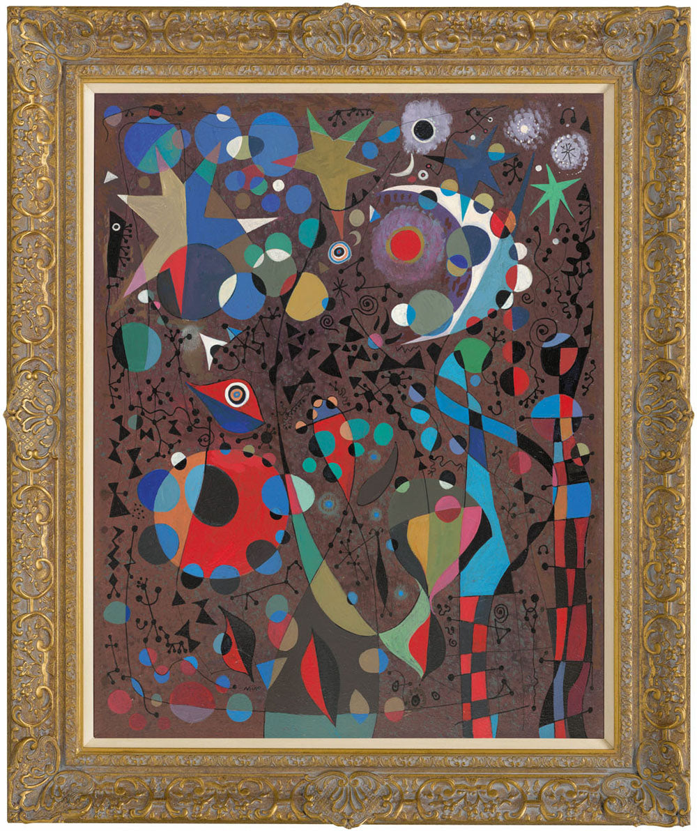 jmgc29 the astronomers love song in the style of joan miro 1941 f