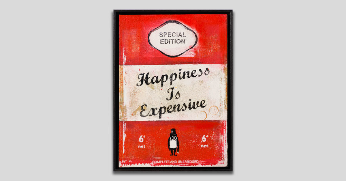 JMQ MIX ABS 89713 Book Covers Happiness is Expensive og