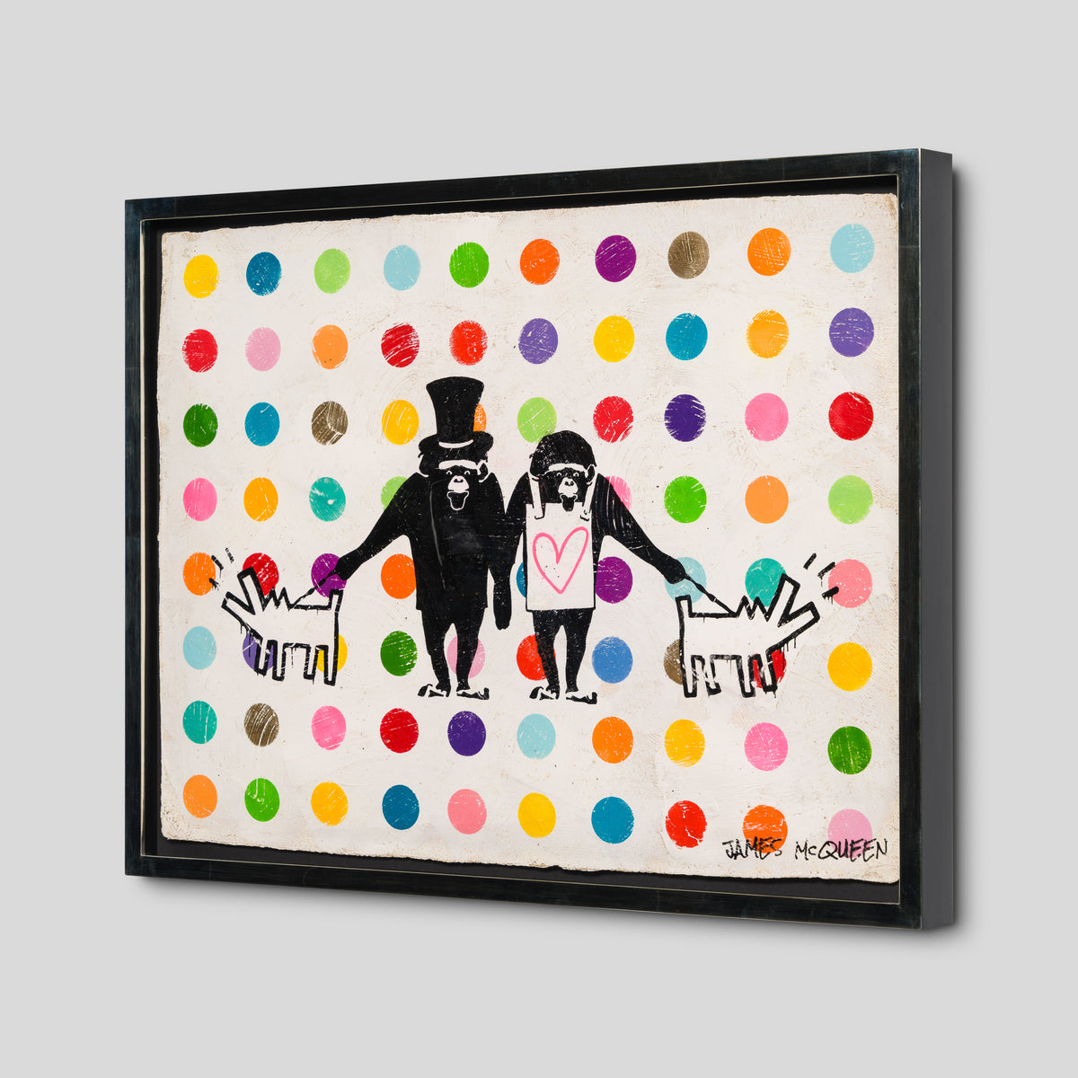 JMQ MIX ABS 91274 MCQUEEN MONKEYS WITH HARING DOGS III 2